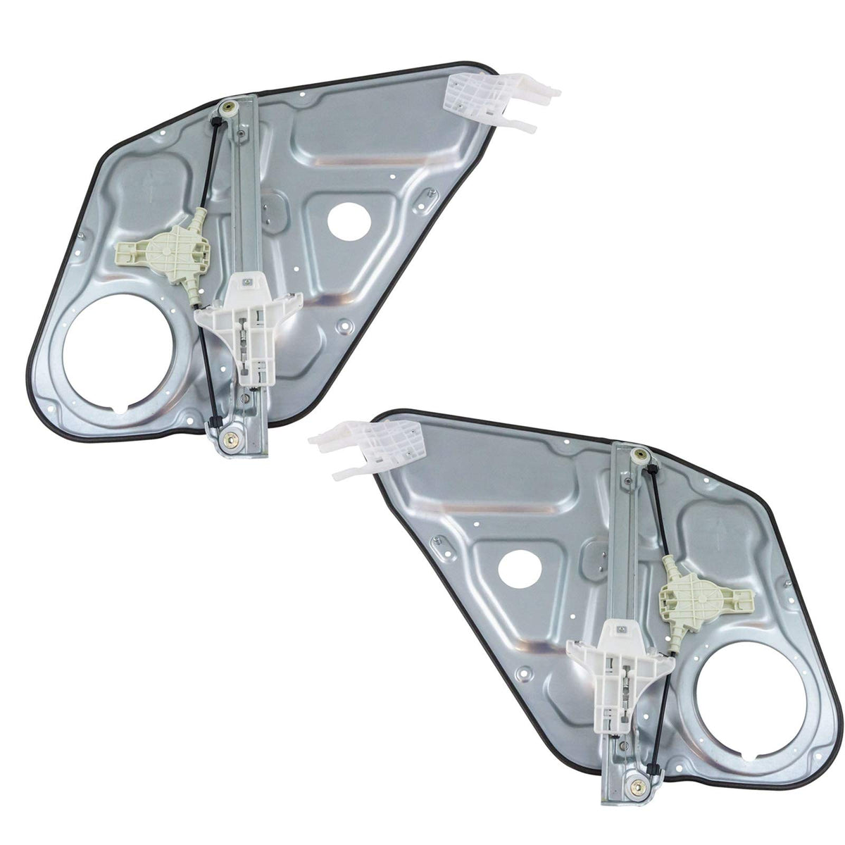Trq Rear Power Window Regulator Set Compatible With 2006-2008 Hyundai Sonata