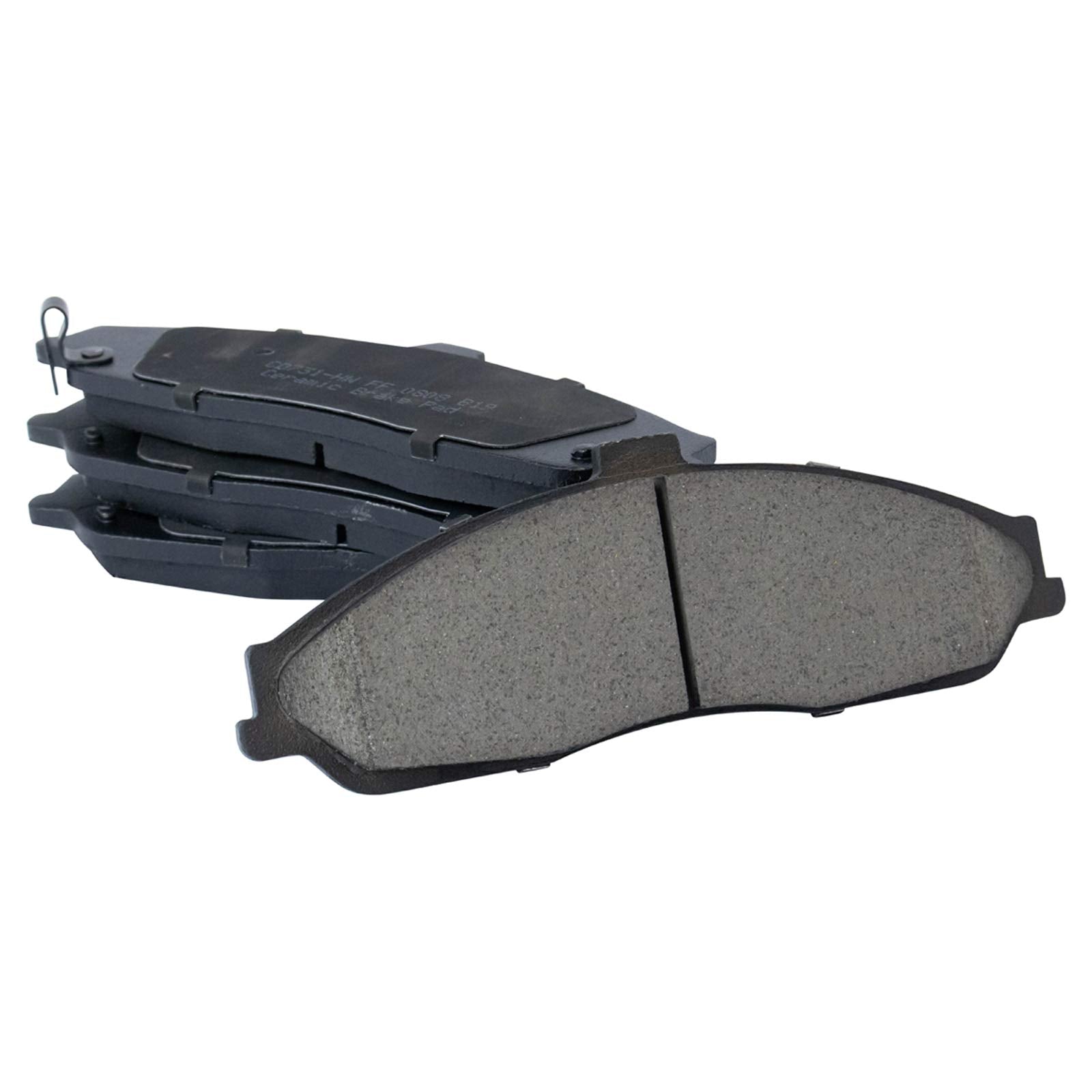 TRQ Front Brake Pads Ceramic Compatible with 2004-2009 Cadillac XLR 1997-2013 Chevrolet Corvette 2005-2006 Pontiac GTO