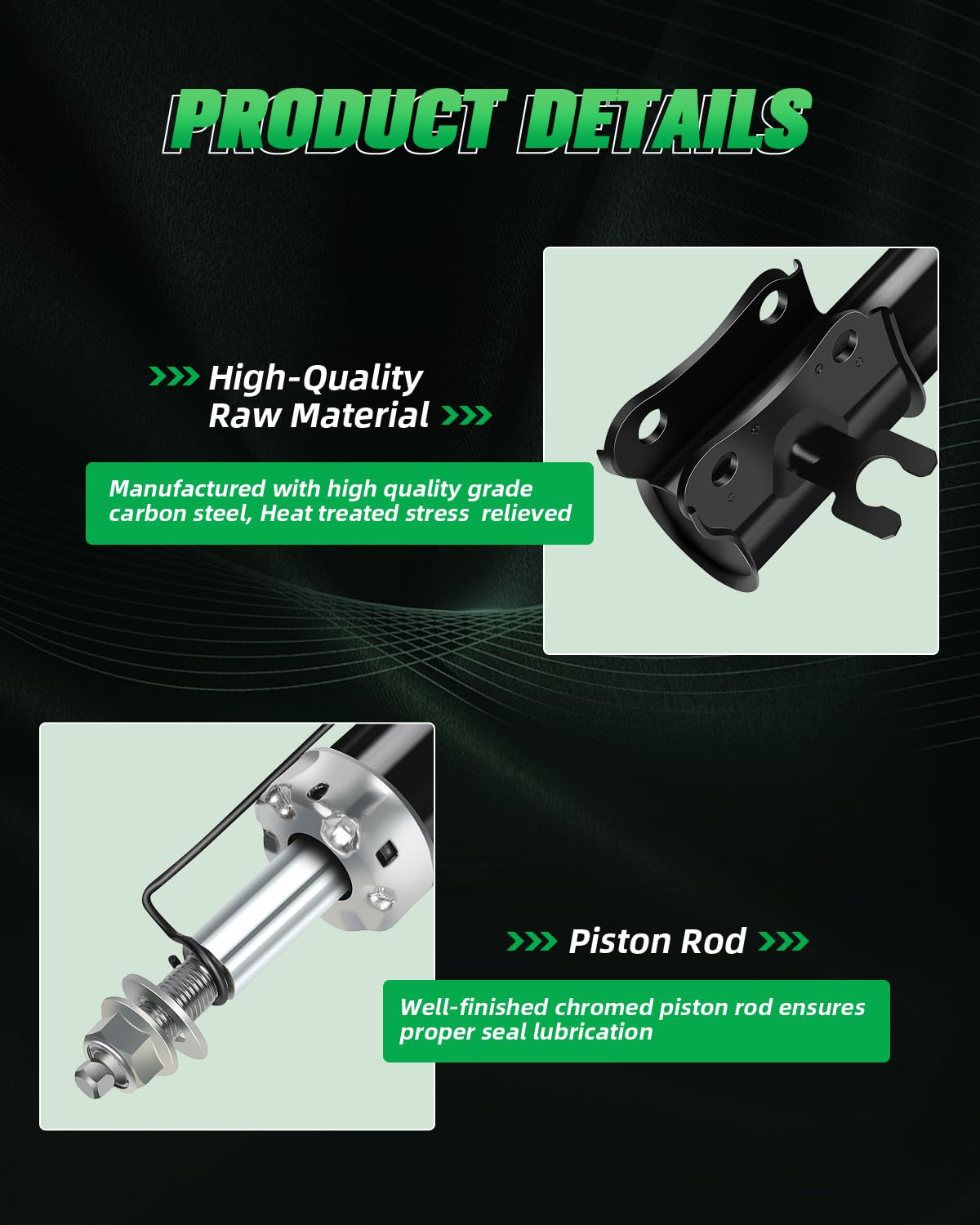 Front Auto Shocks and Struts,SCITOO Gas Struts Shock Absorbers Fit for 2004-2008 2009 2010 2011 for Chevy Aveo,2006-2009 for Che