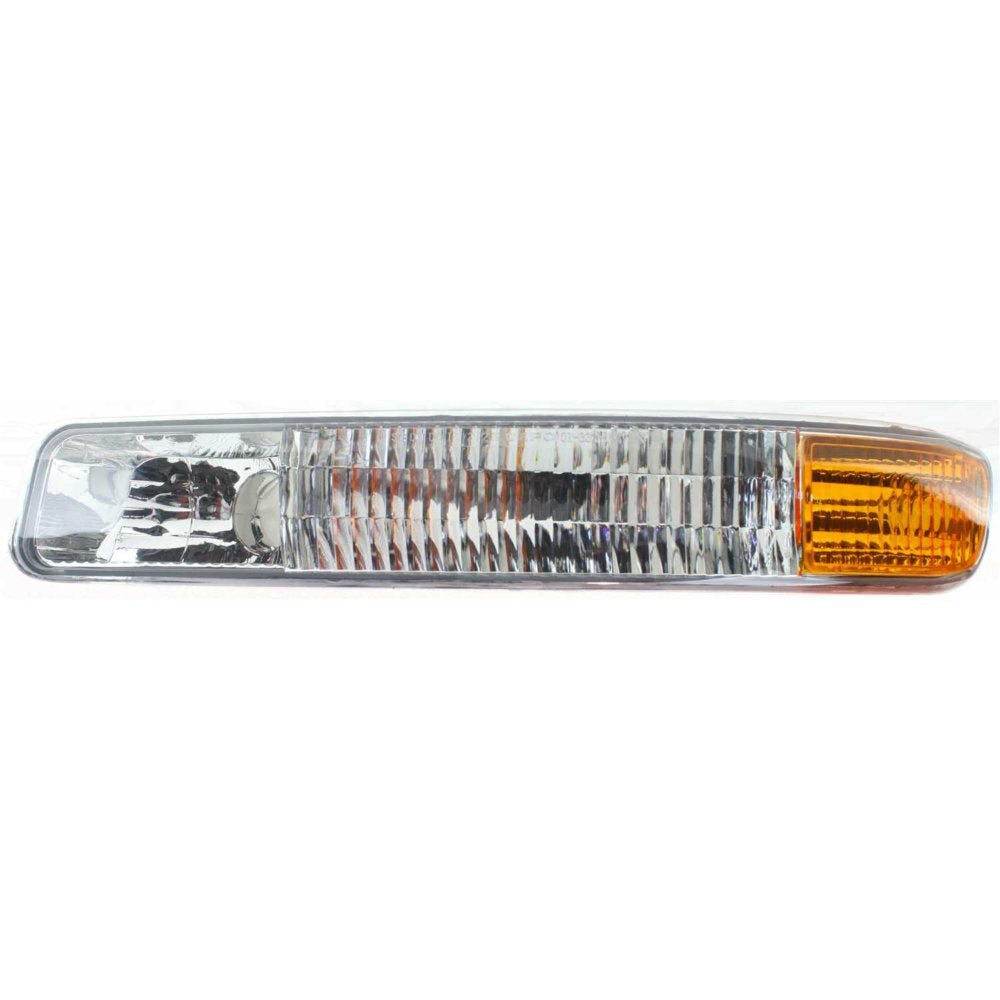 Evan Fischer Parking Light Compatible With 1999-2006 Gmc Sierra 1500 And 2001-2006 Sierra 2500 Hd Clear & Amber Lens Driver Side