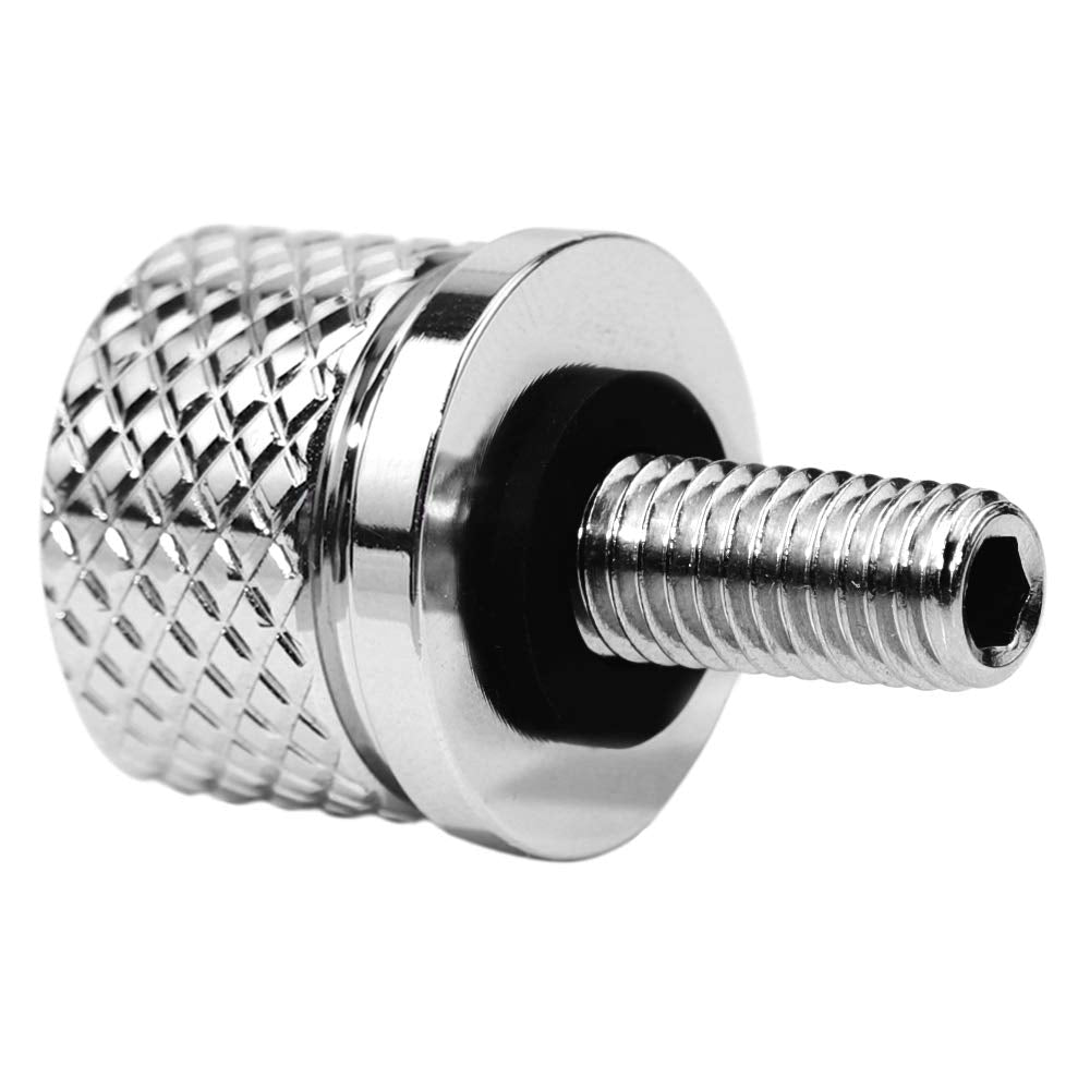 GUAIMI Stainless Knurled Fender Rear Seat Bolt Screw for Indian Chief Roadmaster Scout 2015-2021 - Indian Skeleton-Chrome