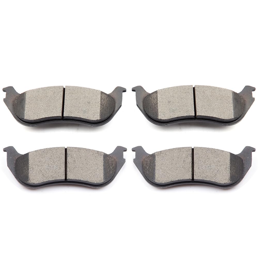 Cciyu D881 Rear Ceramic Disc Brake Pads Kit For Ford For Explorer 2002-2005,For Mercury Mountaineer 2002-2005 4Pcs
