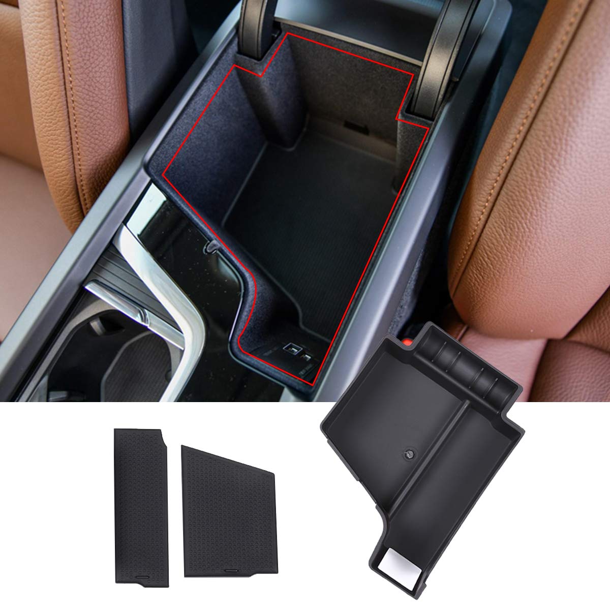 Center Console Armrest Storage Box Organizers Phone Tray Accessories For Volvo S90 Xc90 V90Cc 2017 2018 2019+, For Volvo Xc60 20