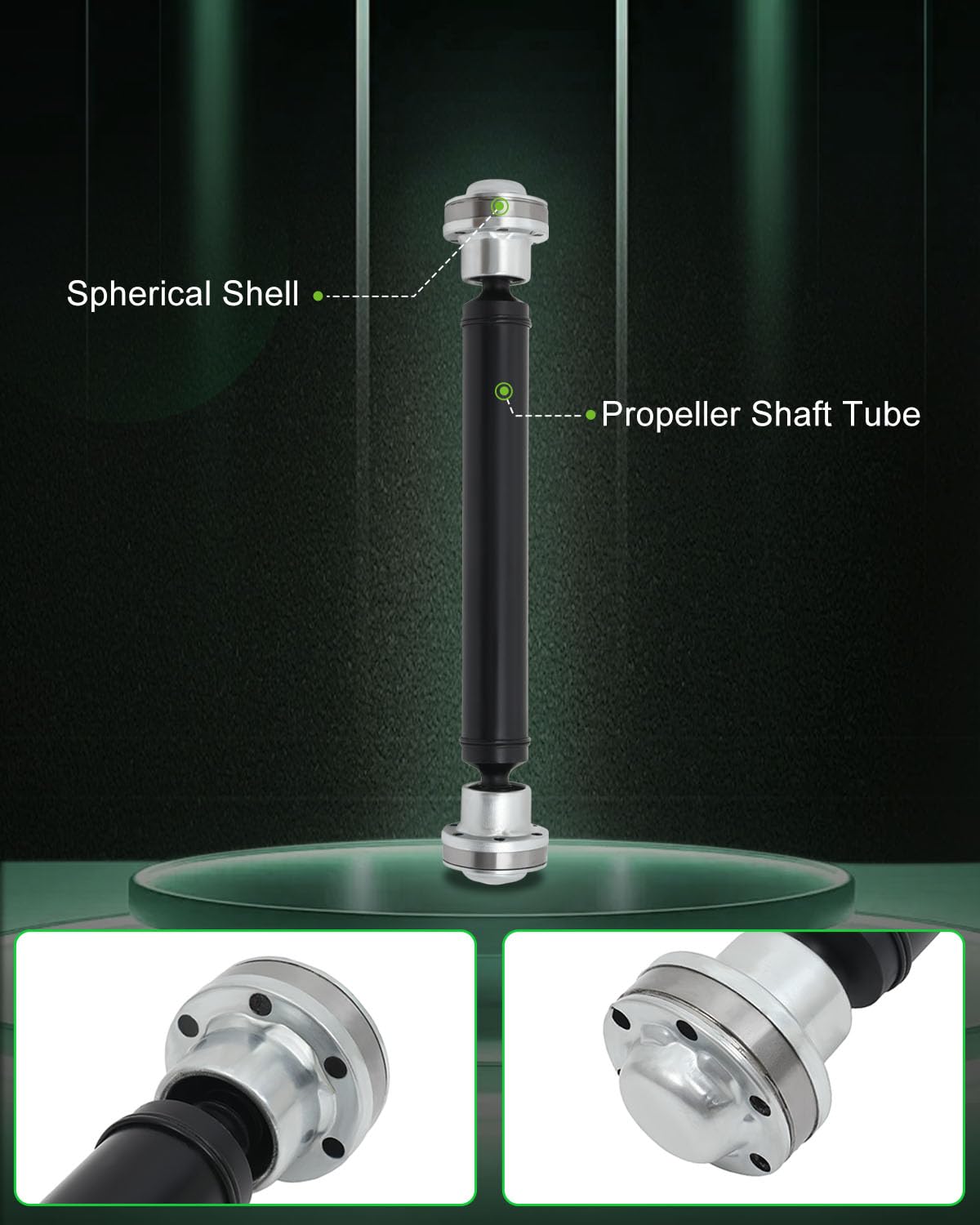 Scitoo 25.62'' Front Drive Shaft Assembly Propeller Shaft Compatible For Mercedes-Benz Gl320 Gl350 Gl450 Gl550 Ml320 Ml350 Ml450