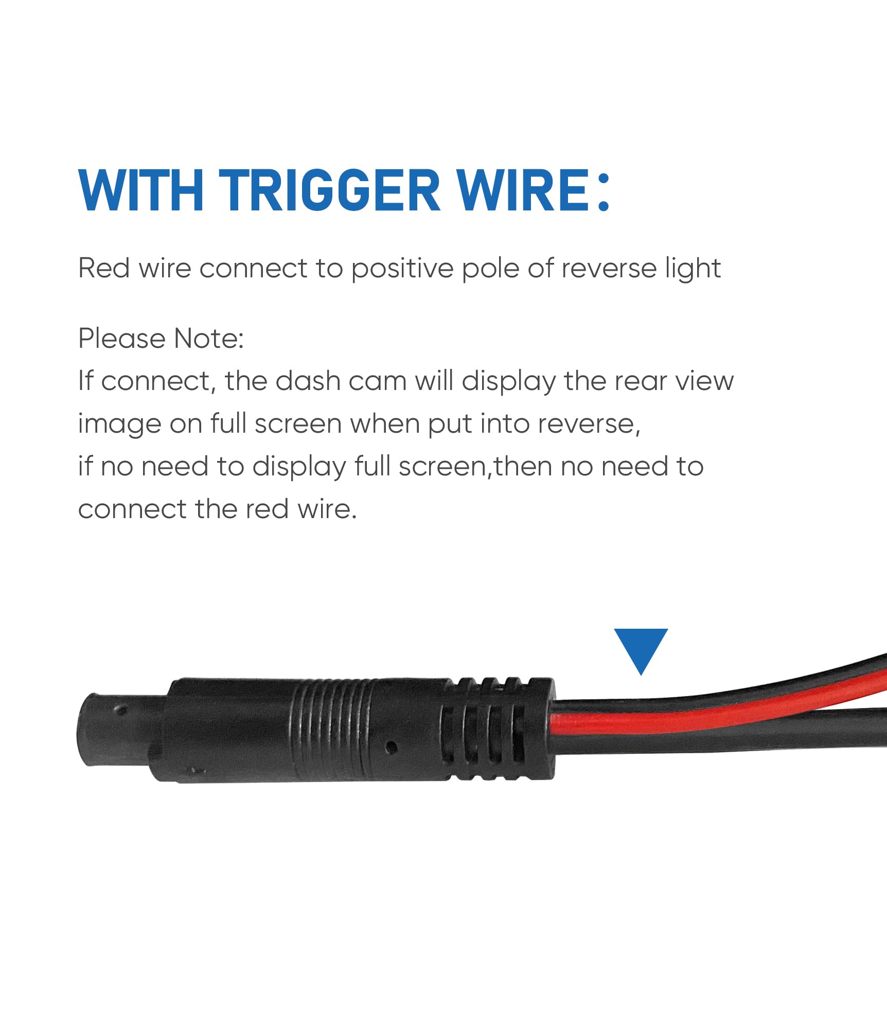 Yqmajim Dash Cam Rear View Camera Cable,(25Ft 4P) Pure Copper Thicker Shield 2.5Mm To 4Pin Mirror Dash Cam Rear Camera Extension