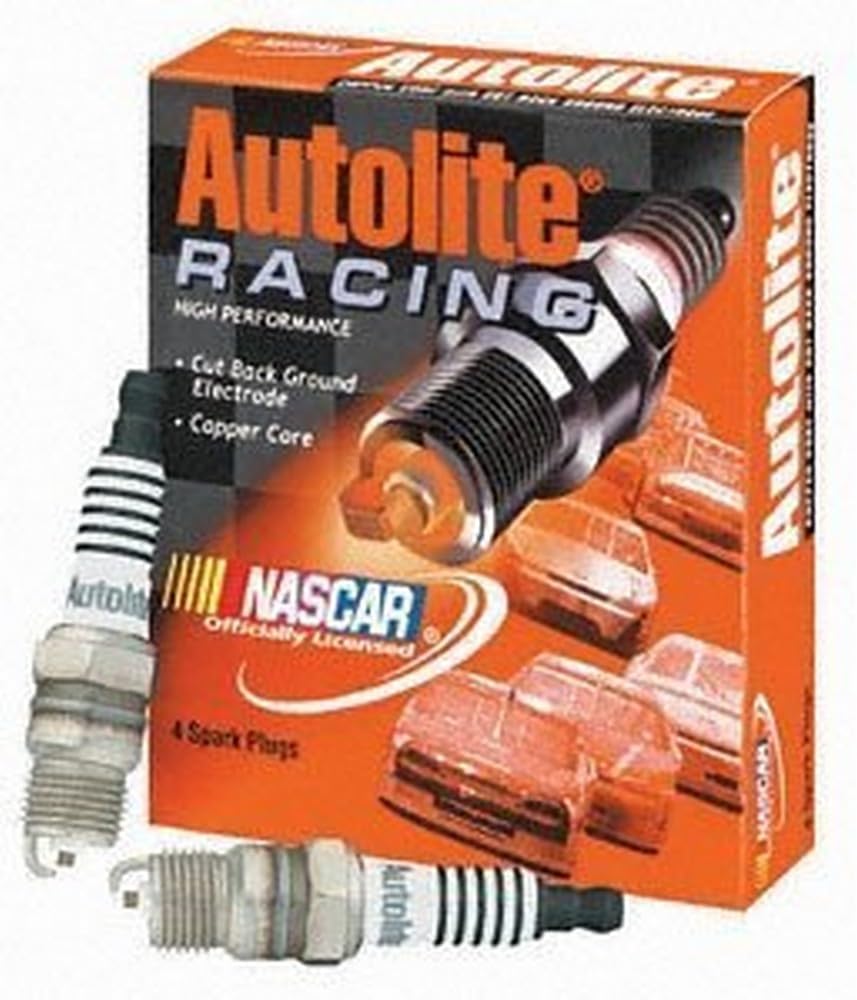 Autolite Ar12-4Pk High Performance Racing Non-Resistor Spark Plug, Pack Of 4