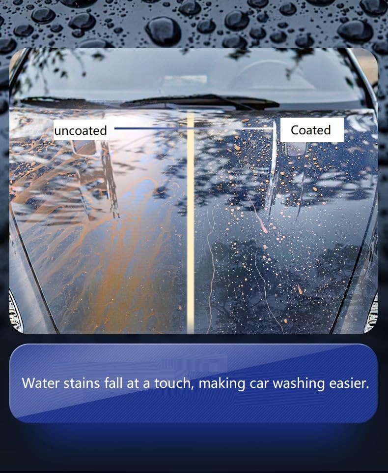 Sopami Car Coating Spray,Quick Effect Coating Agent,Quickly Coat Car Wax,Polish Spray Waterless Wash Wax,Oil Film Emulsion Glass