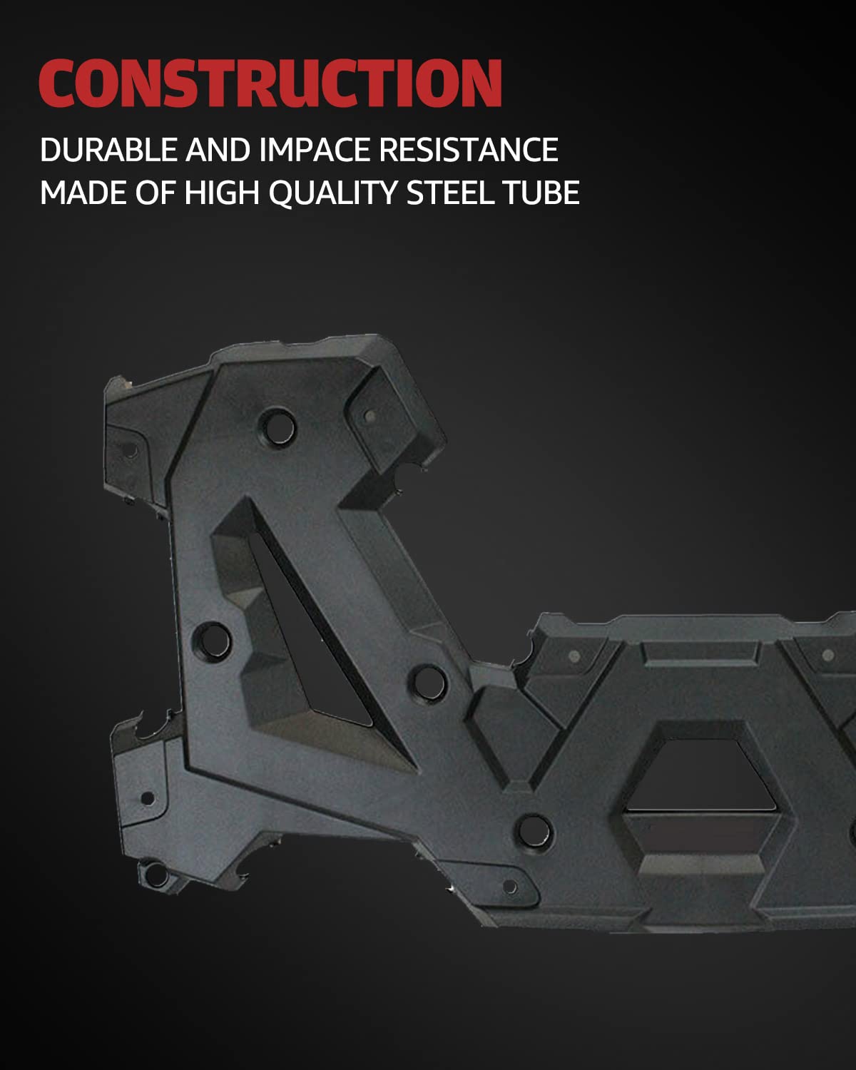 A & Utv Pro Rear Utility Rack Assembly For 2014-2021 Polaris Sportsman Touring Sp 570 450, Offroad Rear Body Rack Atv Rack Accessories, Replace Oem # 2635059-070, Black