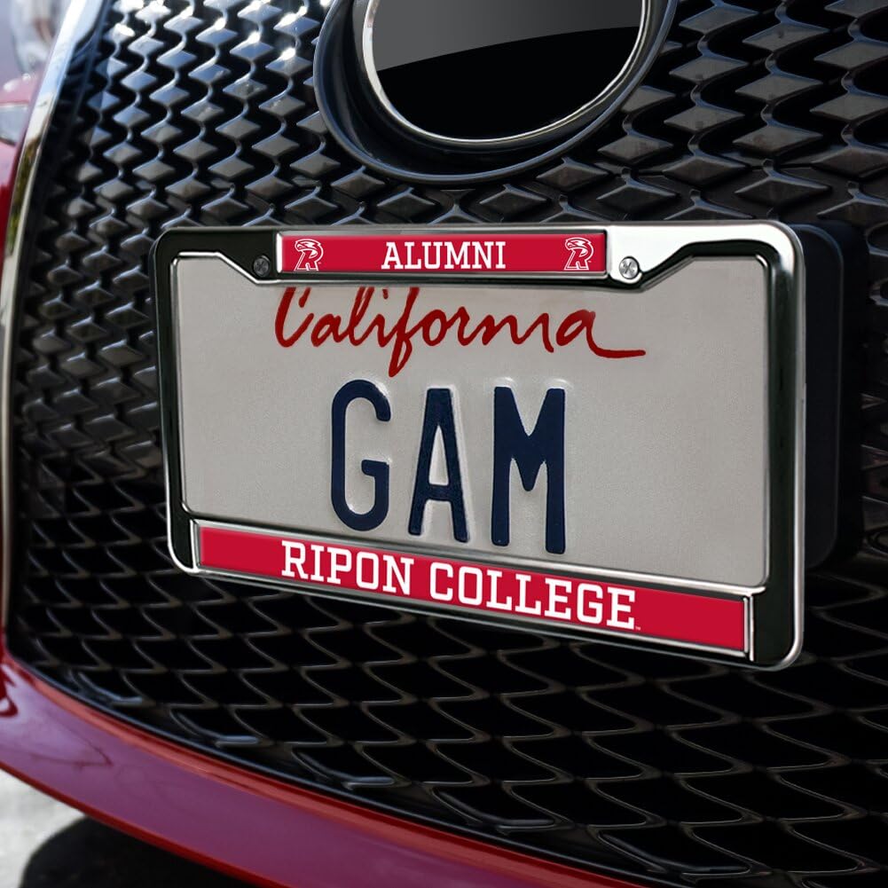 Ripon College Alumni Full Size Standard License Plate Metal Frame