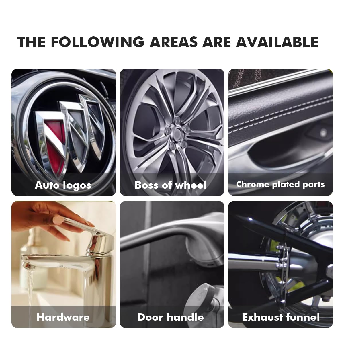 XTryfun Metal Polish Restorer and Protectant, Chrome Cleaner and Polish for Cars, Removes Oxidation and Discoloration from Metal