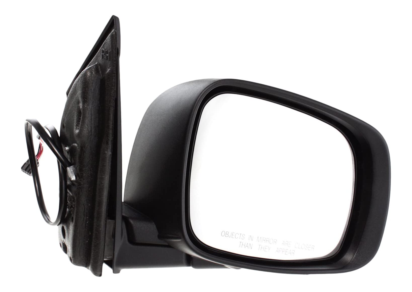 Garage-Pro Passenger Side Power Heated Mirror for Dodge Grand Caravan 2008-2019 Manual Fold Without Signal Light & Memory Textur