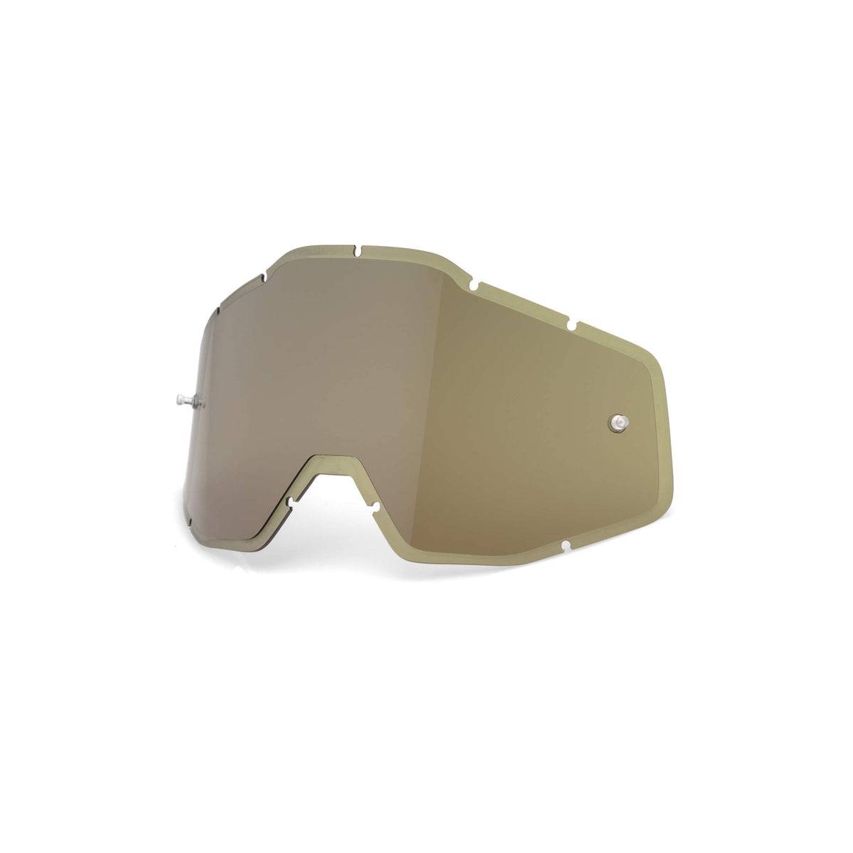 1 100% Goggle Replacement Lens - Racecraft, Accuri, Strata Compatible (Injected Anti-Fog-HD OLIVE)