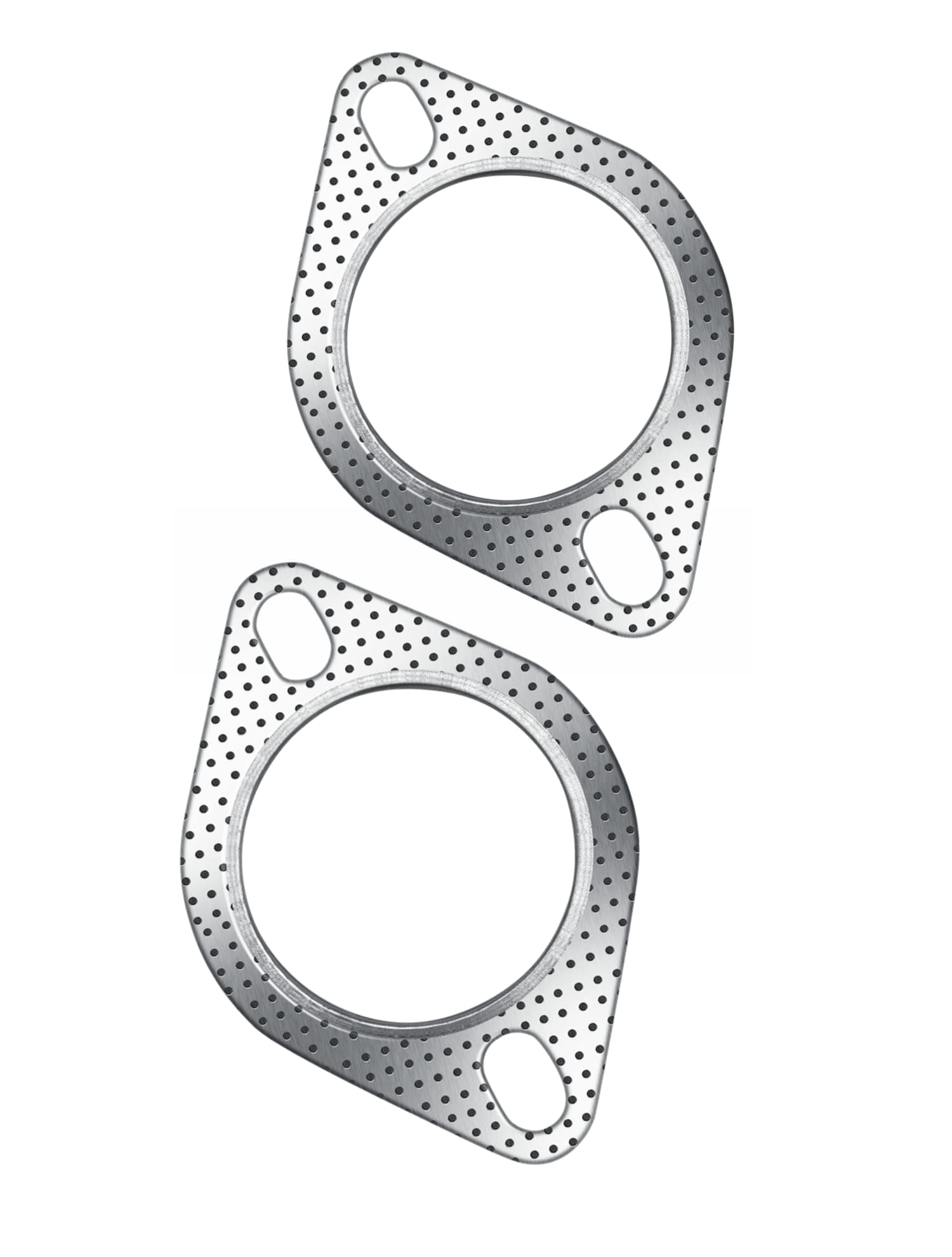 Strongthium 2.5“ Exhaust Gasket 2 Bolt For 2.5 Inch Muffler Flange Manifold 120-06310-0002 High Temperature 2X