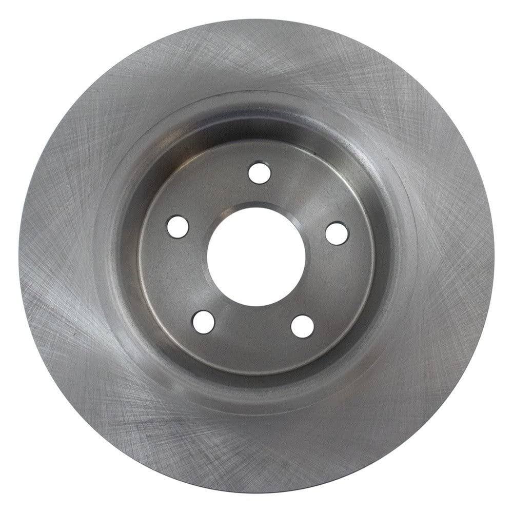 Trq Rear Brake Rotors Set Solid Compatible With 2013-2018 Ford C-Max 2013-2016 Escape 2014-2018 Transit Connect