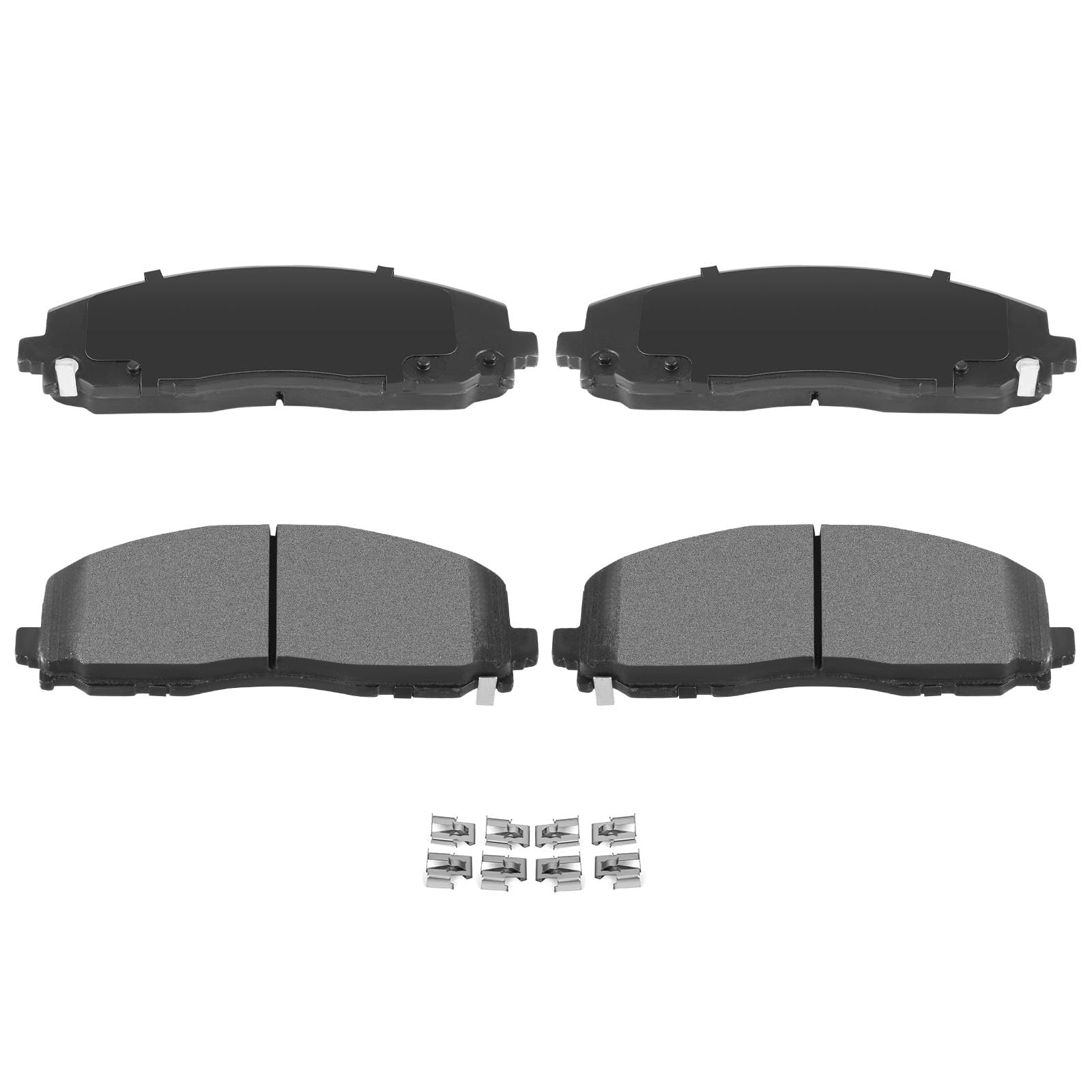 Automuto 4Pcs Front Semi-Metallic Disc Brake Pads Set D1589 For Chrysler Pacifica Town & Country For Dodge Grand Caravan Journey