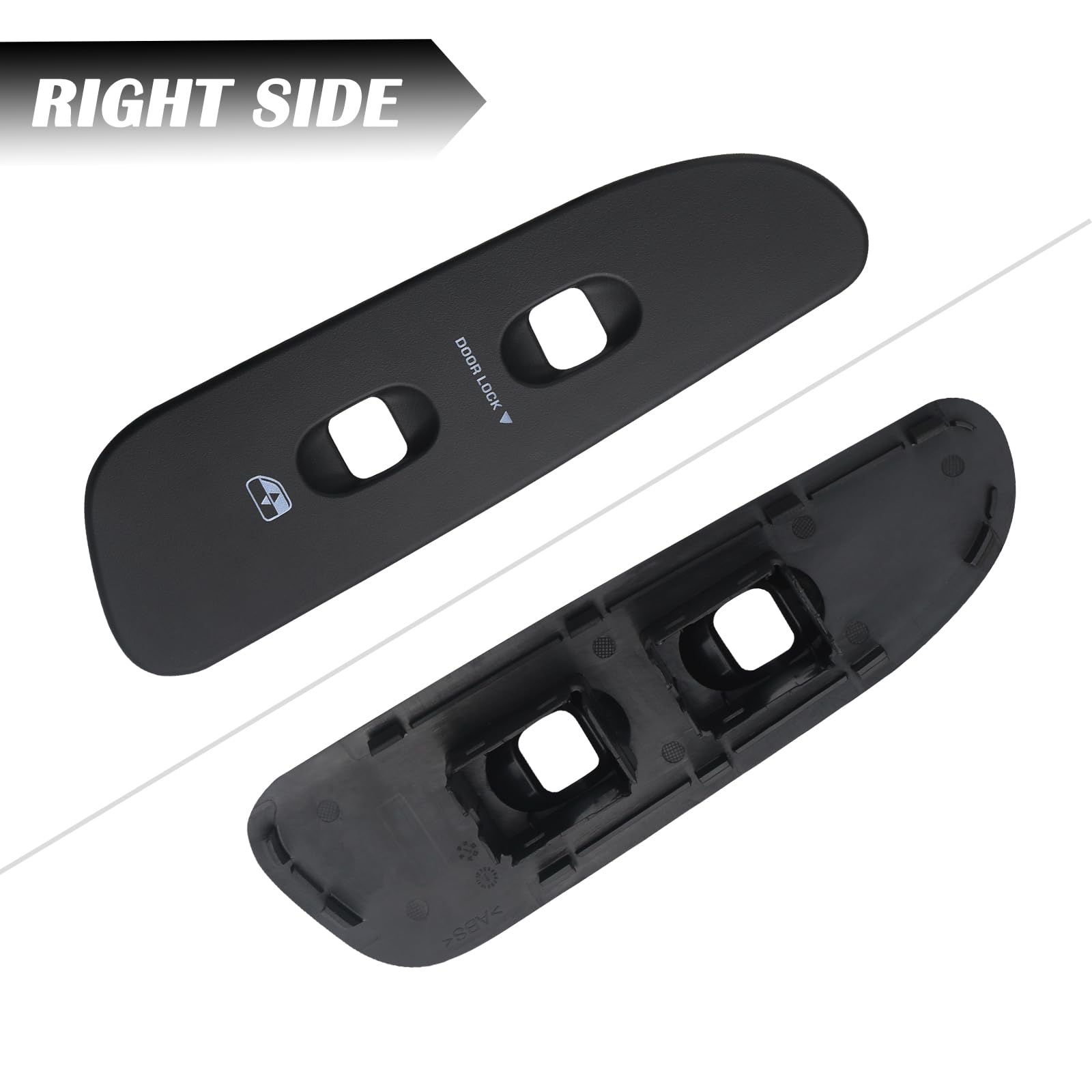 TQPONLY Door Window Switch Bezel,Front Driver and Passenger Side Compatible with 2002-2008 Dodge Ram 1500 2500 3500 Quad Cab,200