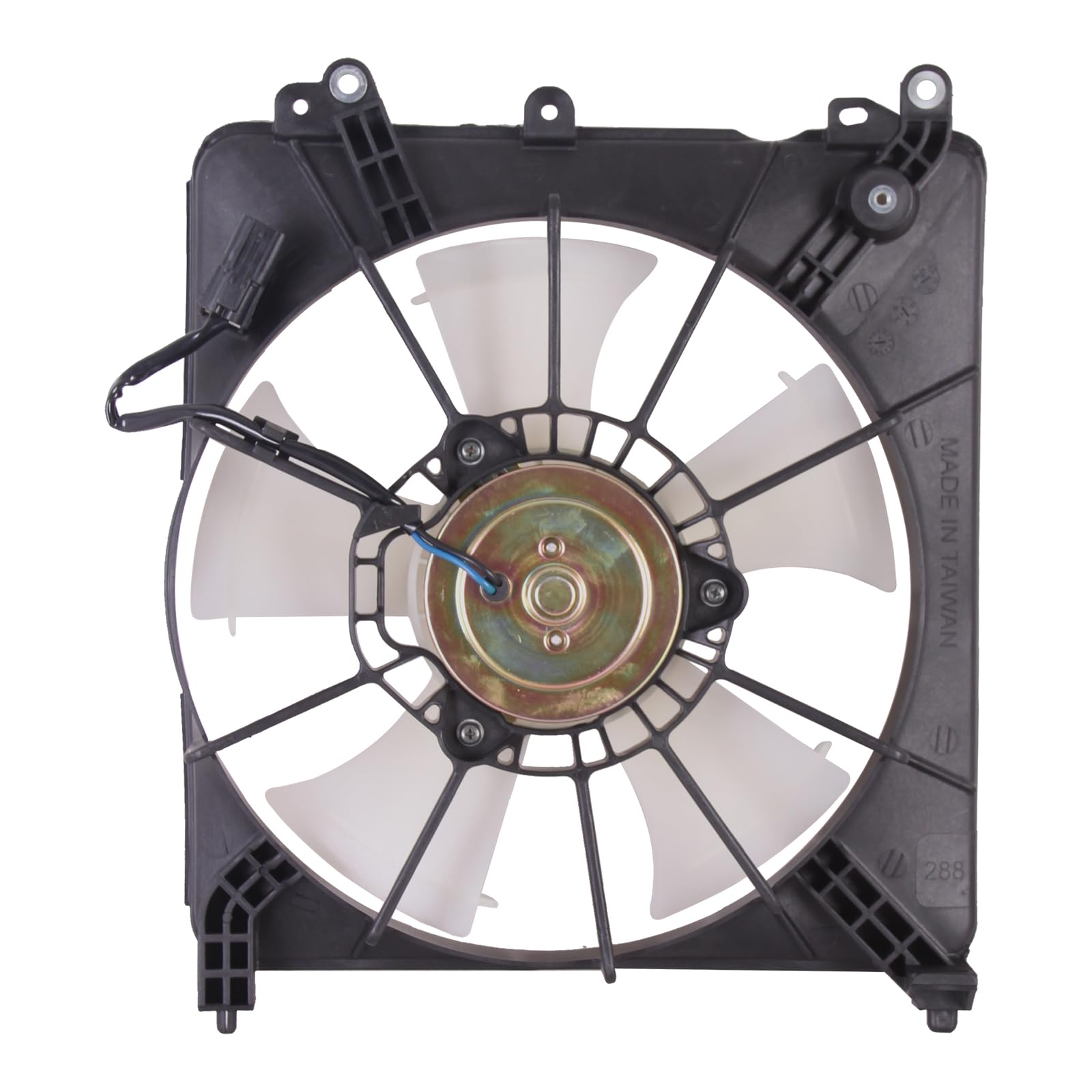 TYG Upgraded Cooling Fan Assembly for 2010-2014 Honda INSIGH 1.3L / 2011-2016 CR-Z 1.5L | Racing-Level OE Replacement Engine Rad