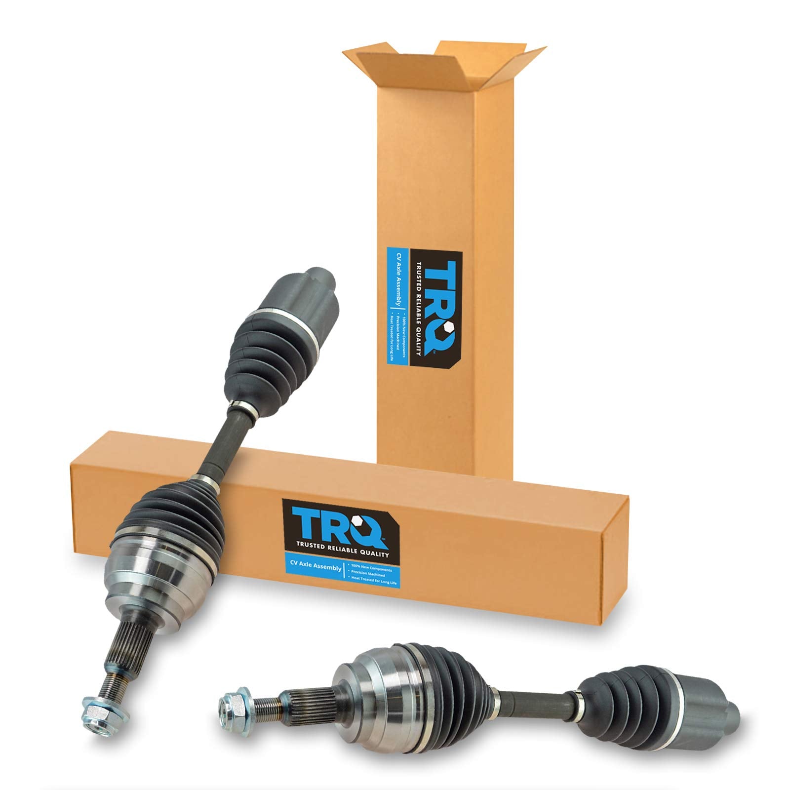 Trq Front Cv Axle Shaft Assembly Set Compatible With 2006-2010 Dodge Ram 1500 2011 Ram 1500