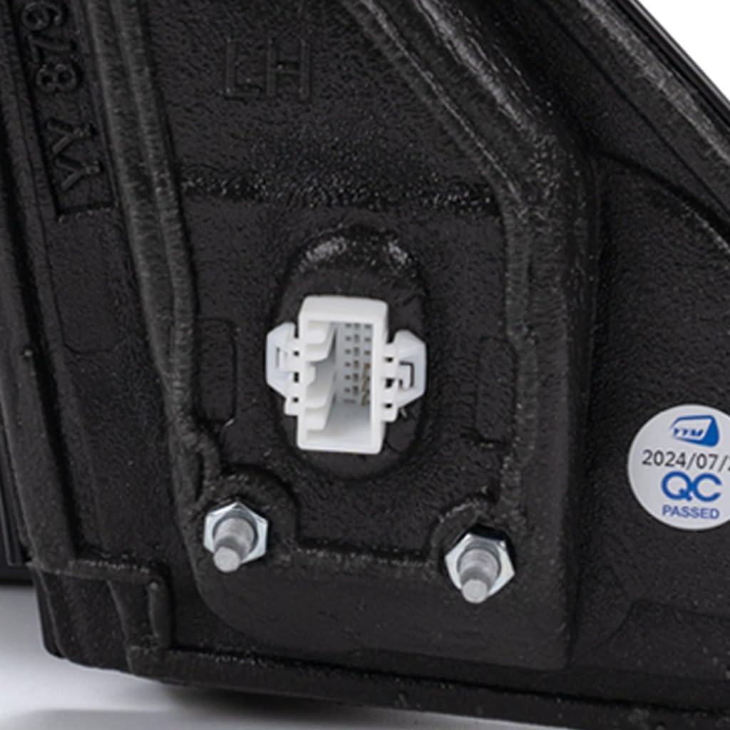 For Honda Pilot 2009-2015 Door Mirror Driver and Passenger Side | Pair | Power | Non-Heated | Textured Black | Replacement For 7