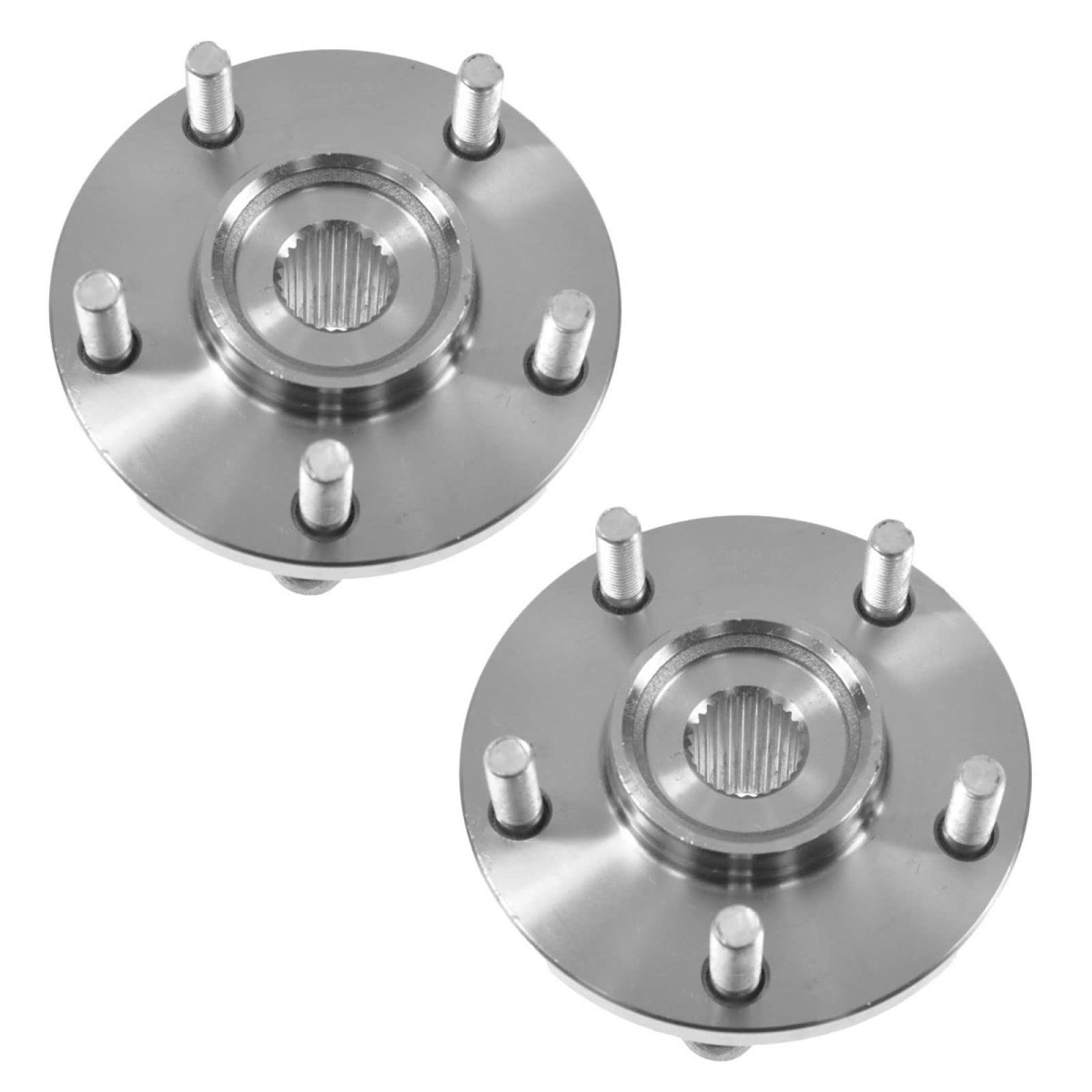 Trq Front Wheel Hub Bearings Assembly Set Compatible With 2006-2012 Mitsubishi Eclipse 2004-2011 Endeavor 2004-2012 Galant