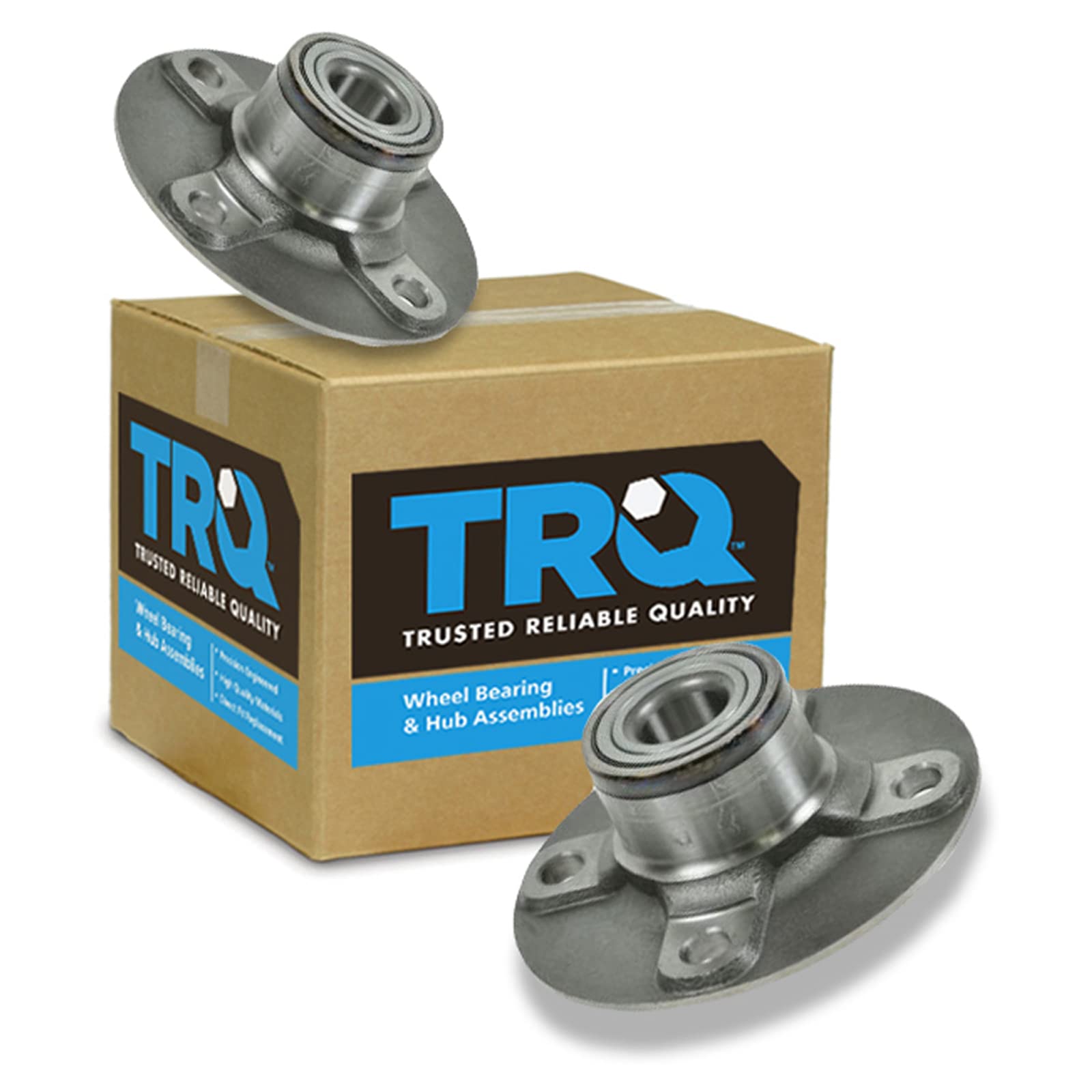 Trq Rear Wheel Hub Bearings Assembly Set Compatible With 2000-2006 Nissan Sentra