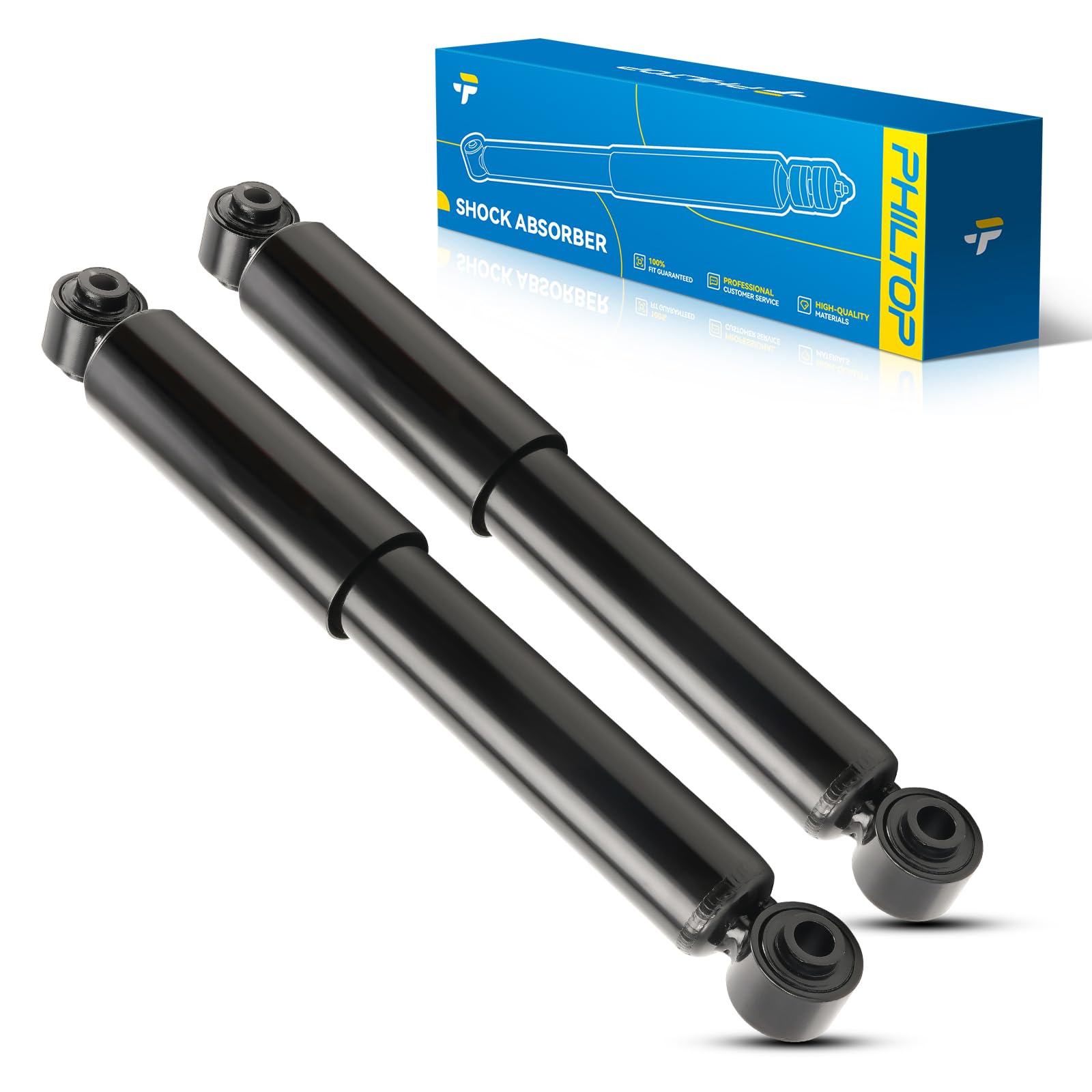 Philtop Rear Struts Shock For Ion 2003-2007, Shock Absorber 5668 * 2, Struts With Coil Spring Saa999 2 Pcs