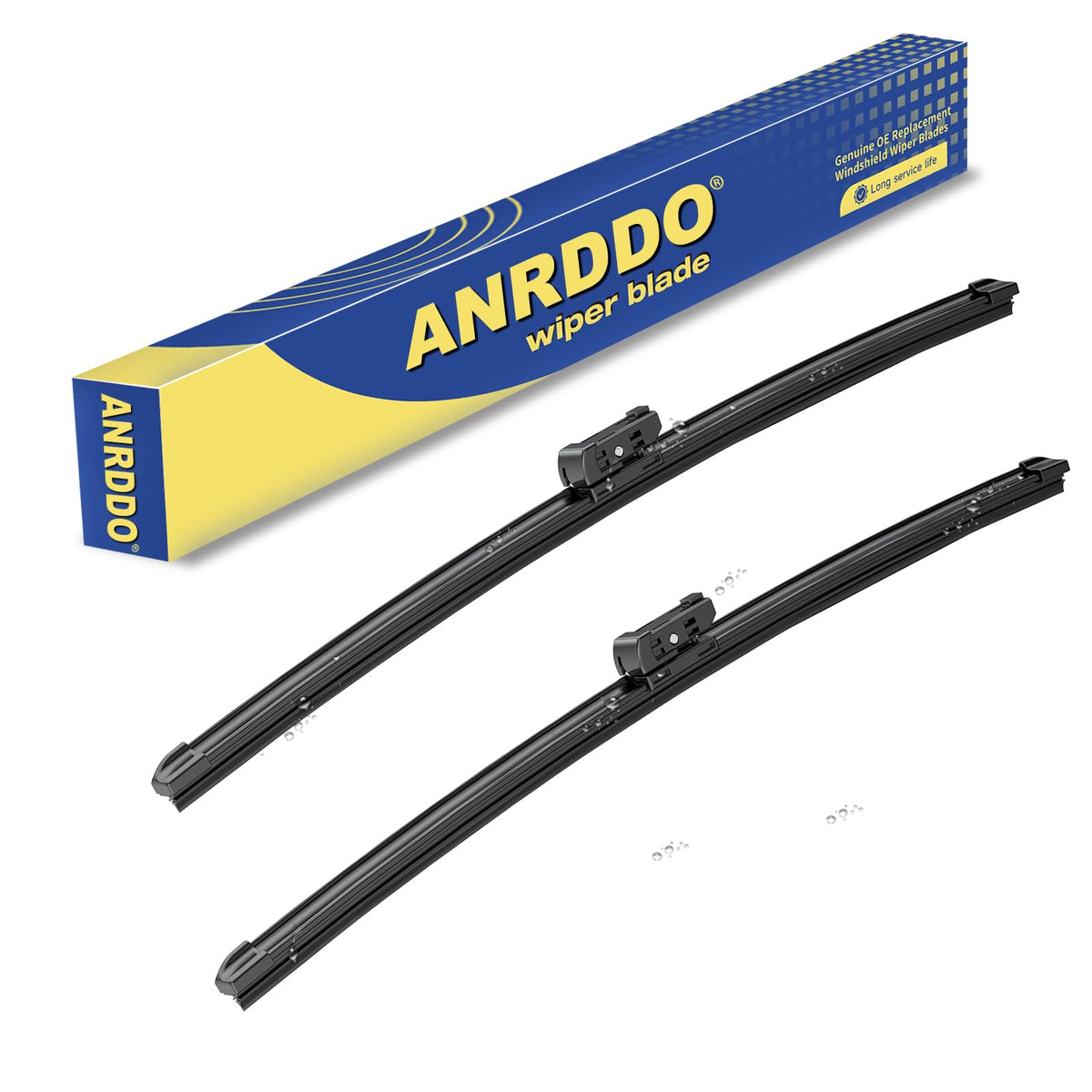 ANRDDO Wipers Factory Replacement For 10/2011-2013 BMW E70 X5 E71 X6 Original Equipment Windshield Wiper Blades Set -24''+20'' T