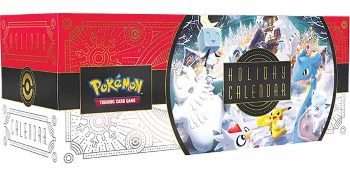 Pok  Mon Tcg: Holiday Calendar (8 Foil Promo Cards, 6 Booster Packs & More), For Ages 6+