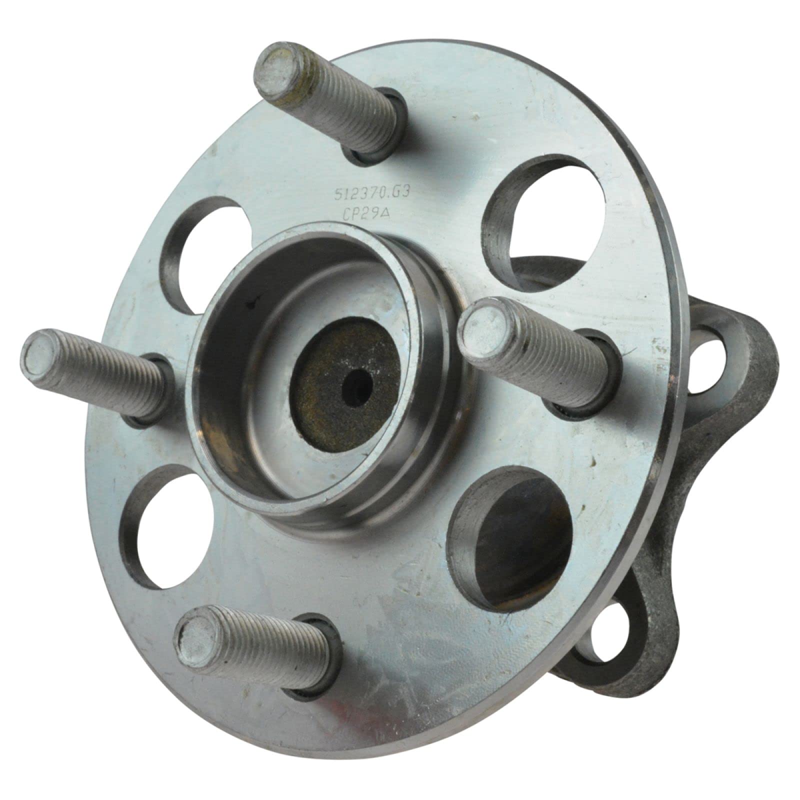 Trq Rear Left Right Wheel Hub Bearing Assembly Driver Passenger Side Compatible With 2013 Scion Iq 2012-2019 Toyota Prius C 2007