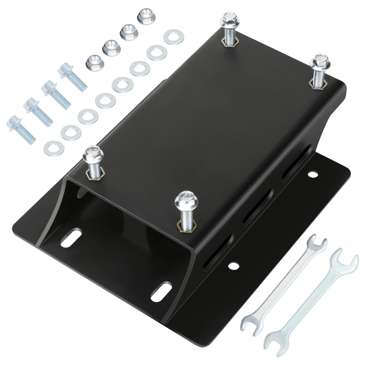 Yoxufa Torque Converter Motor Engine Riser Plate Kit Replacement For Predator 212Cc 224Cc 196Cc 6.5Hp Coleman Ct200U Bt200X Baja Warrior Massimo Mb200 Gx160 Gx200 Engine Mini Bike Go Kart Parts