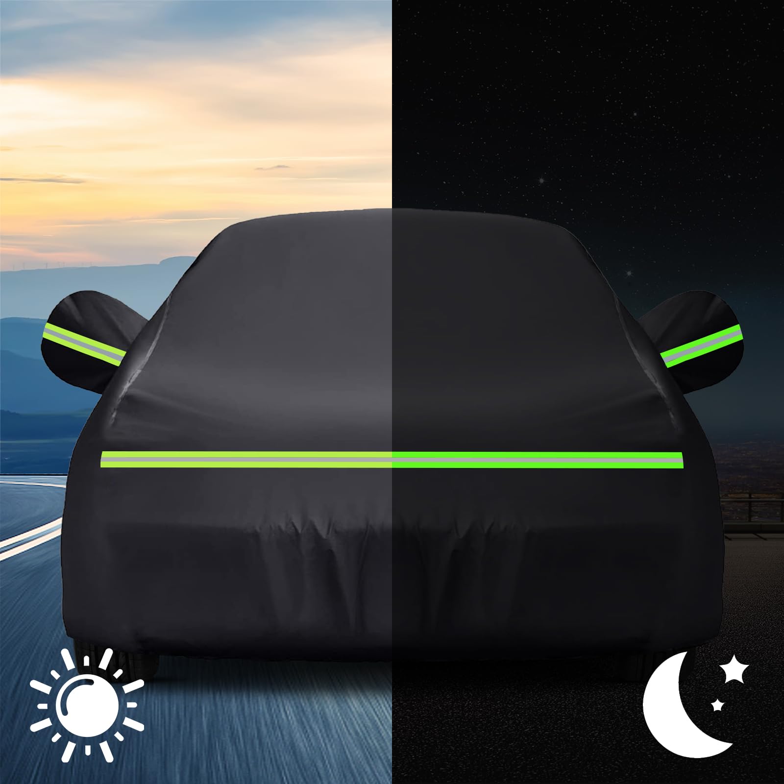 for Mazda Miata MX-5 Full Car Cover Waterproof All Weather, Outdoor Car Covers Windproof Heavy Duty Waterproof Protection Fit fo