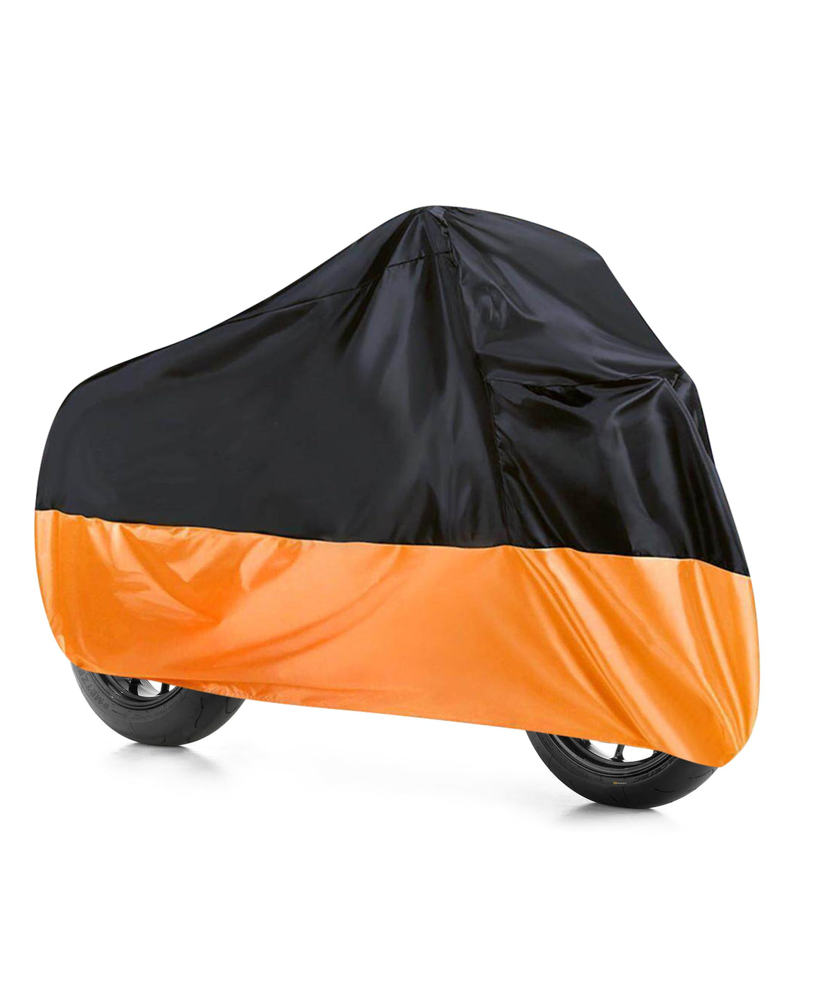 Zlirfy Motorcycle Cover,All-Season Motorcycle Cover Waterproof,Car Accessories Xxxl Motorbike Full Cover Outdoor Rain Cover,Moto
