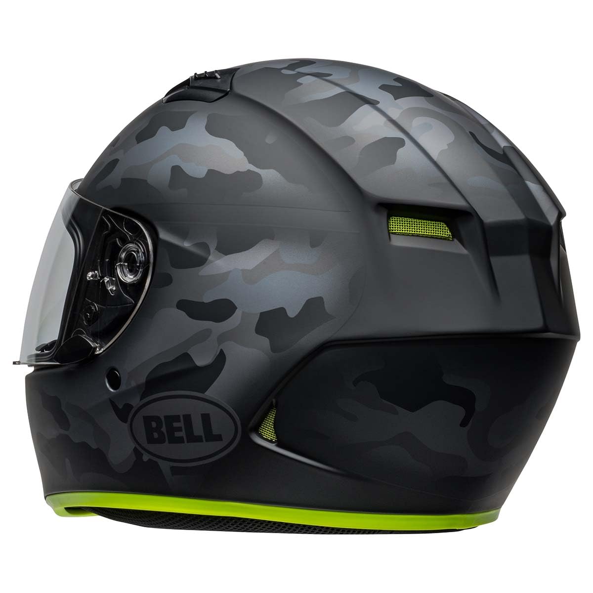 Bell Qualifier Full-Face Motorcycle Helmet (Matte Stealth Hi-Vis/Camo - Small)