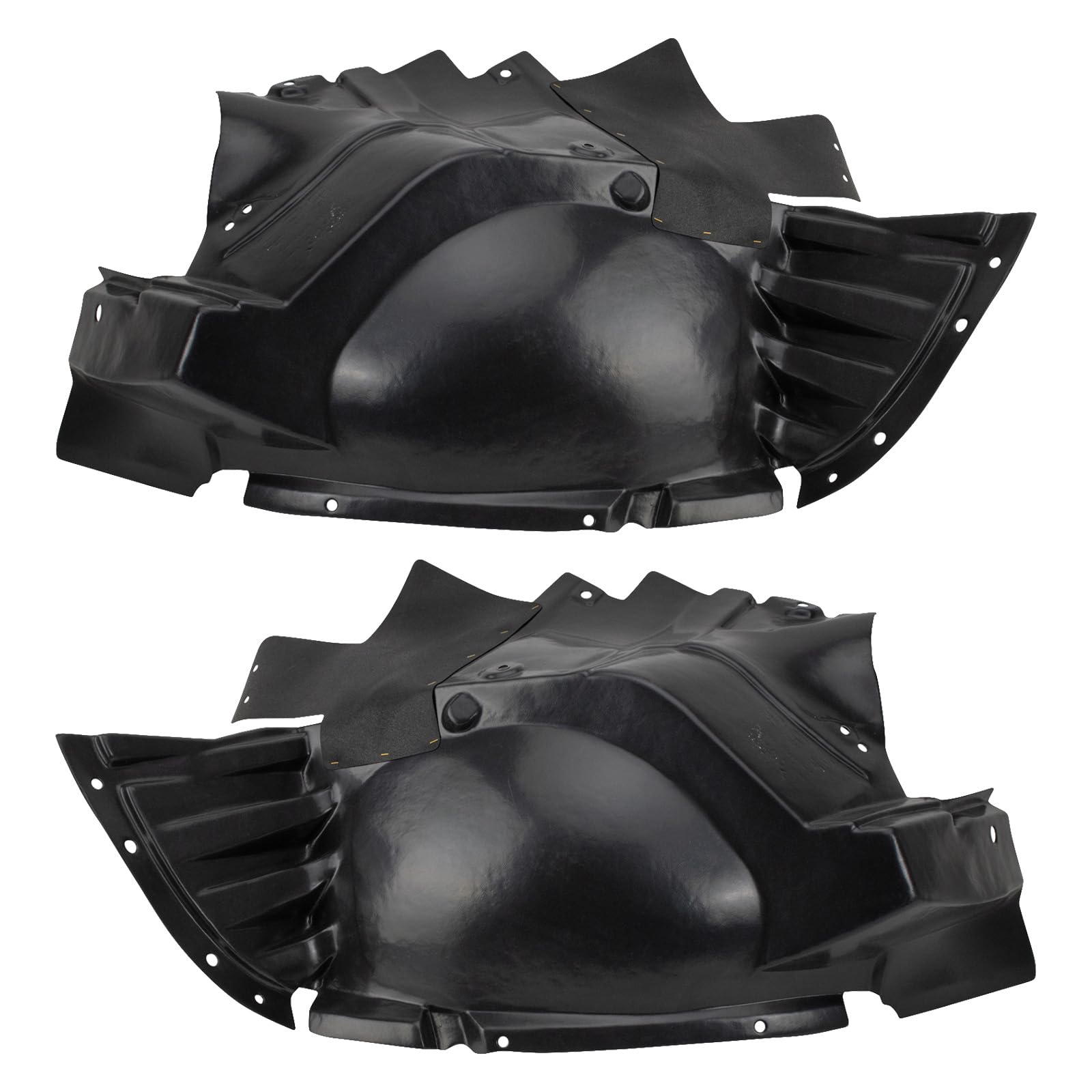 Trq Front Inner Fender Liner Set Compatible With 2009-2017 Chevrolet Traverse Gm1248208 Gm1249208