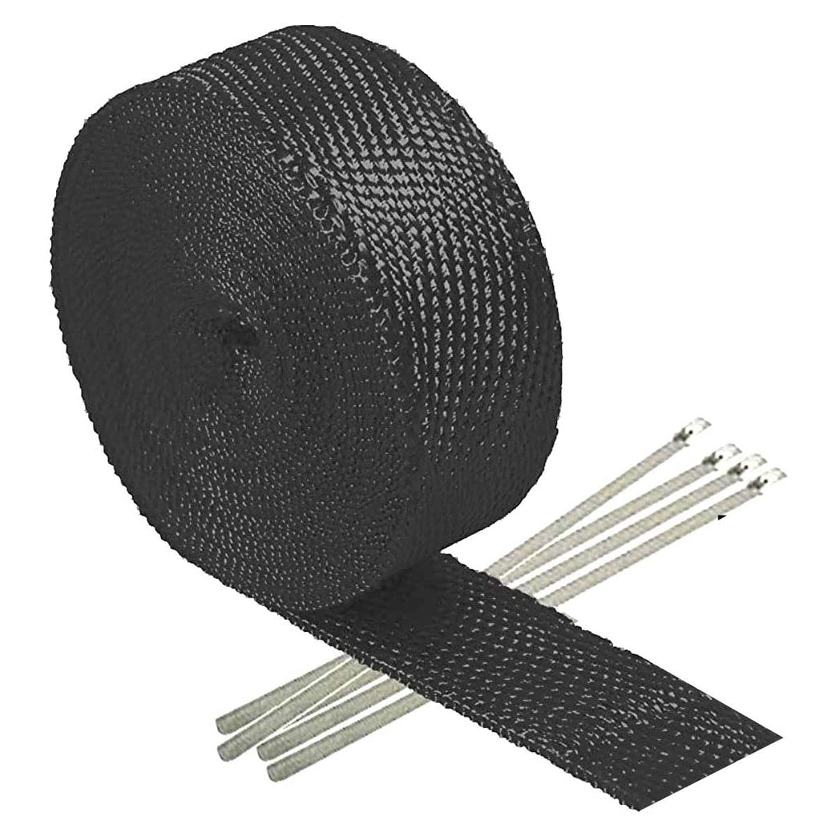 Stark Thermal Wrap 1' Wide X 50' Long - Fiberglass Heat Shield Exhaust Manifold/Header Wrap - Blue