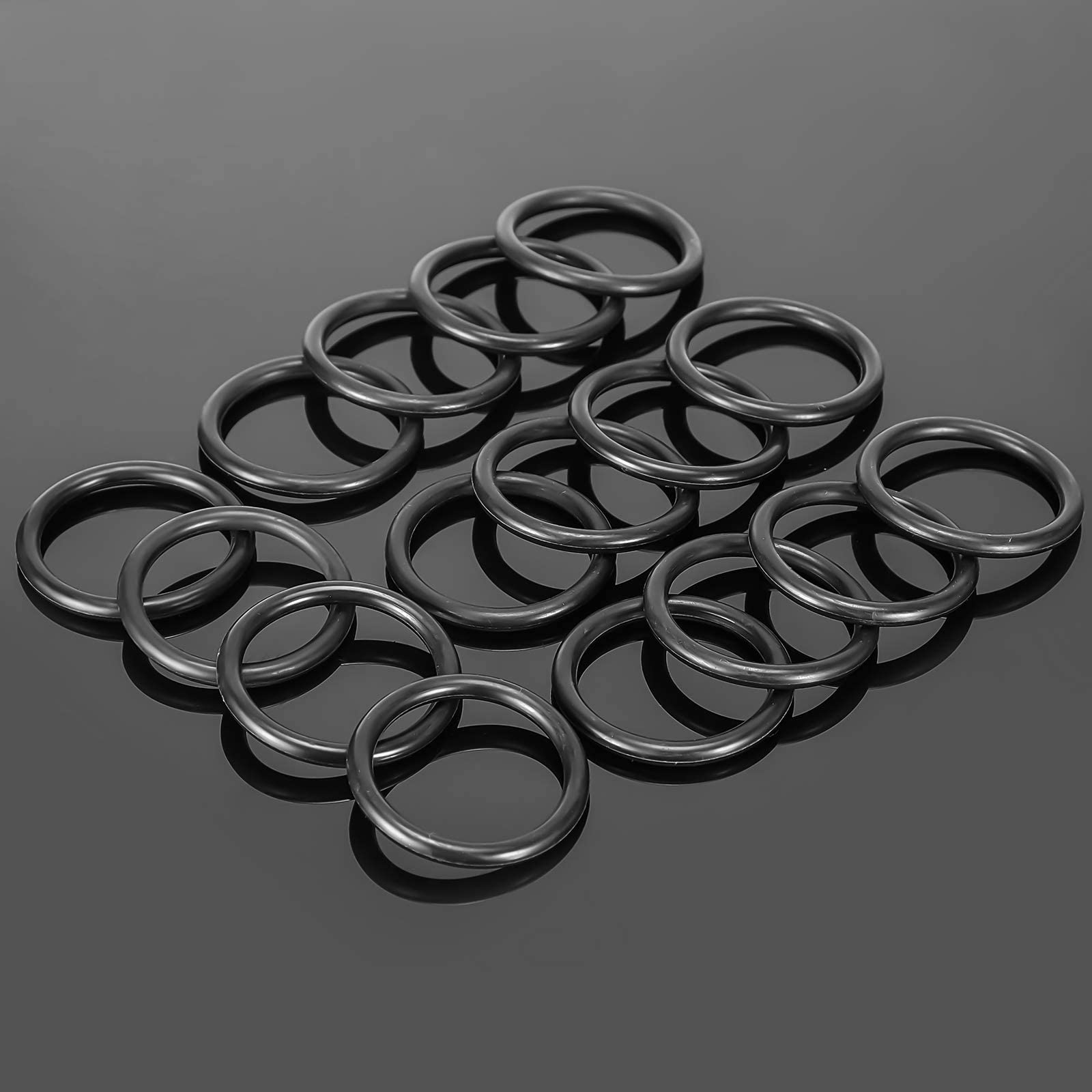 Bumper Fender Fasteners O Rings Black Bumper Fasteners Washers Replacement Rubber Bands O Rings Bumper Quick Release Fasteners Washers For Car Bumpers (16)