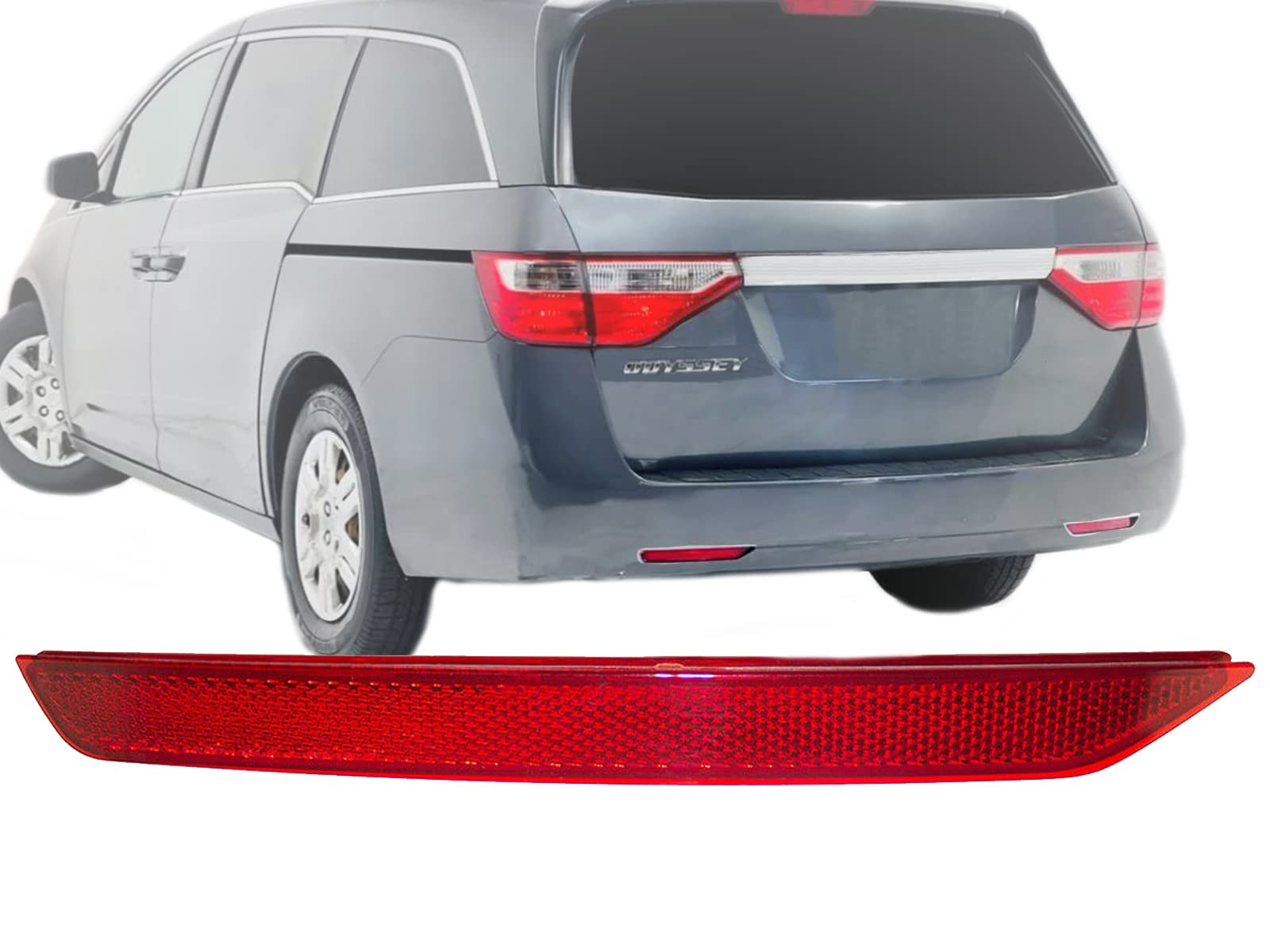 Auto Parts Avenue APA Replacement Rear Bumper Reflector for 2011-2017 Odyssey Driver Left Side HO1184100C 33555TK8A01