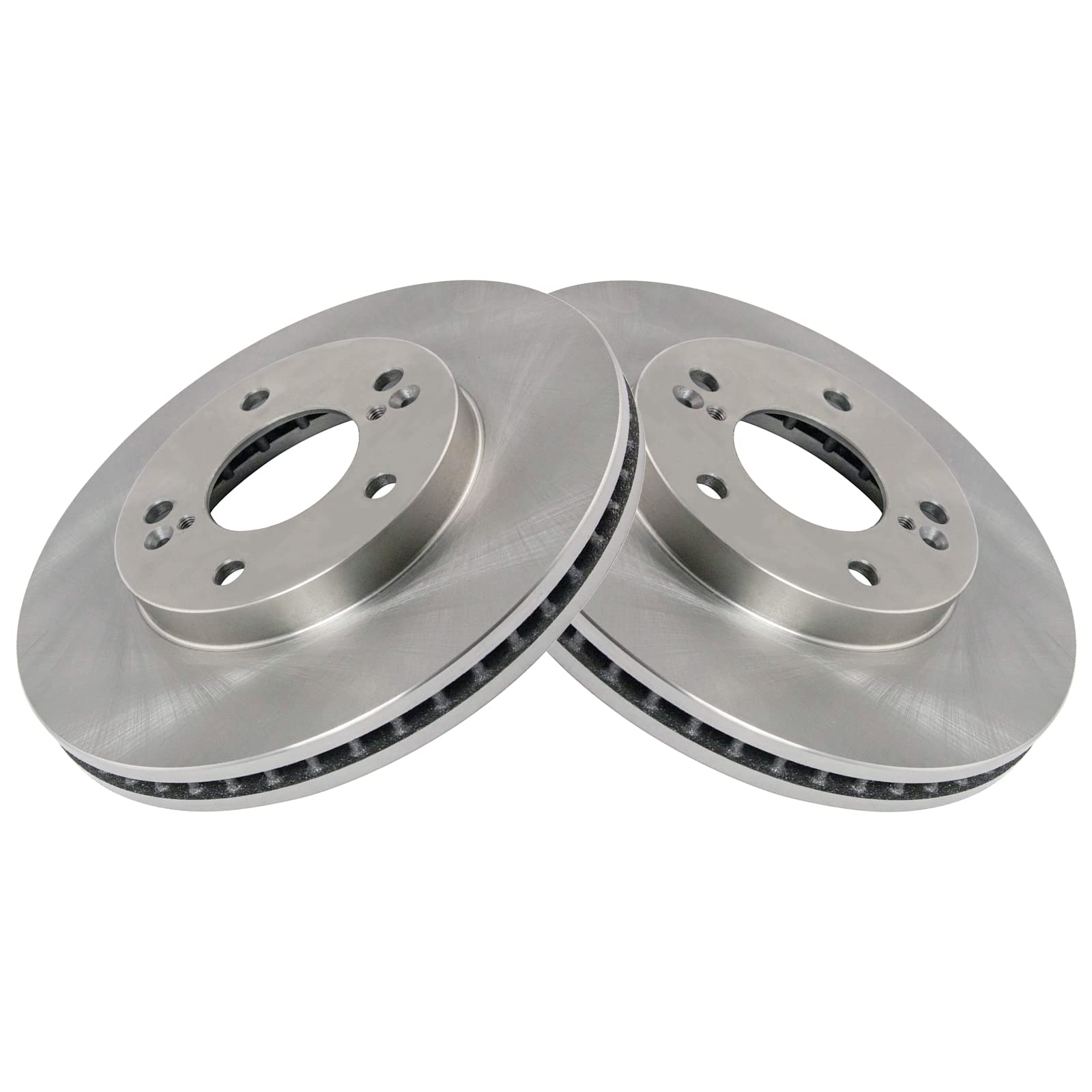 Trq Front Brake Rotors Set Vented Compatible With 2001 Hyundai Xg300 2002-2003 Xg350