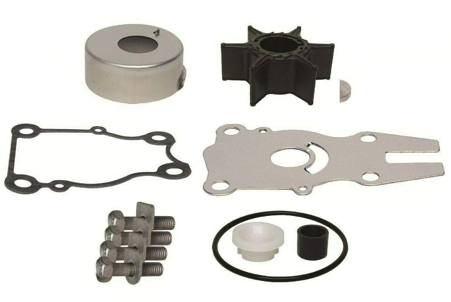 Glm Water Pump Impeller Repair Kit For Yamaha 2-Stroke 40, 50 Hp & 4-Stroke 40, 50, 60 Hp, Replaces 63D-W0078-01-00, 18-3434 Ple