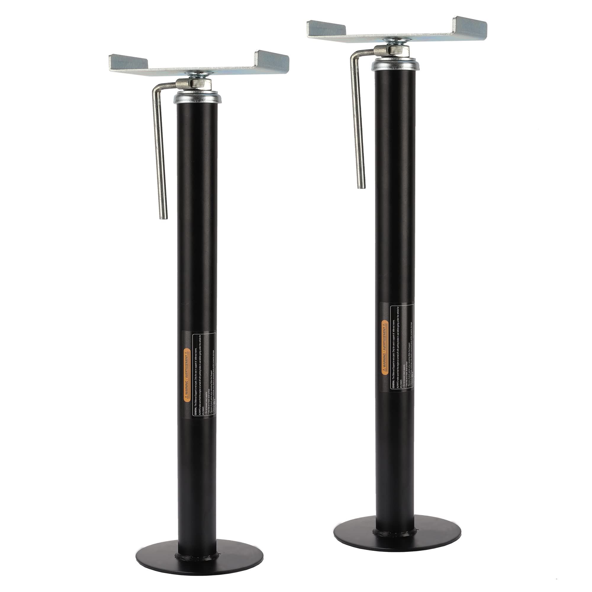 LUSHIH RV Slide Out Support Trailer Stabilizer Jacks, RV Camper Accessories for Travel Trailers - 26.5'' to 50'' - 5000 Lbs Each