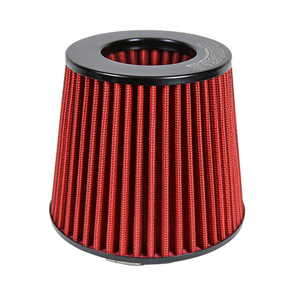 Kyostar Universal Red 3.5 Inch 89Mm Air Intake Cone Filter Replacement Quality Dry Air Filter