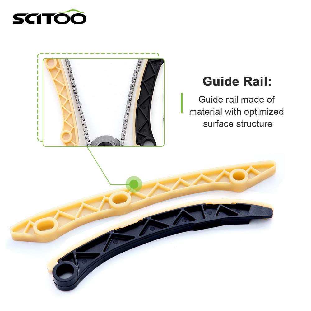 SCITOO Timing Chain Kit fits for 2006-2009 for Honda Civic 1.8L TK246