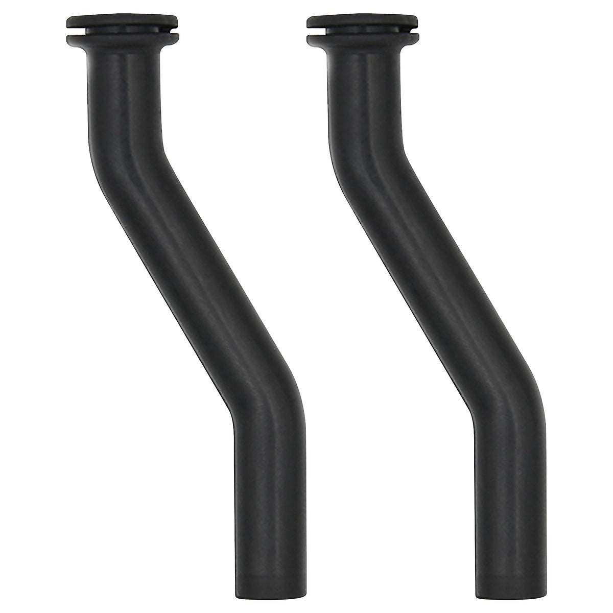 (2-Pack) Calvana 596163 Rubber Vacuum Hose, 3'' Tractor Vacuum Pump Hoses, Compatible With Briggs & Stratton, John Deere Lawnmow