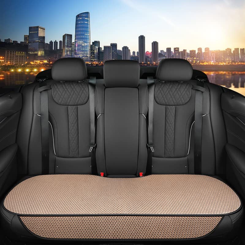 Auto Newer Breathable Universal Four Seasons Car Seat Covers, Luxury Include Front Car Seat Protector And Rearcar Seat Cushion,C