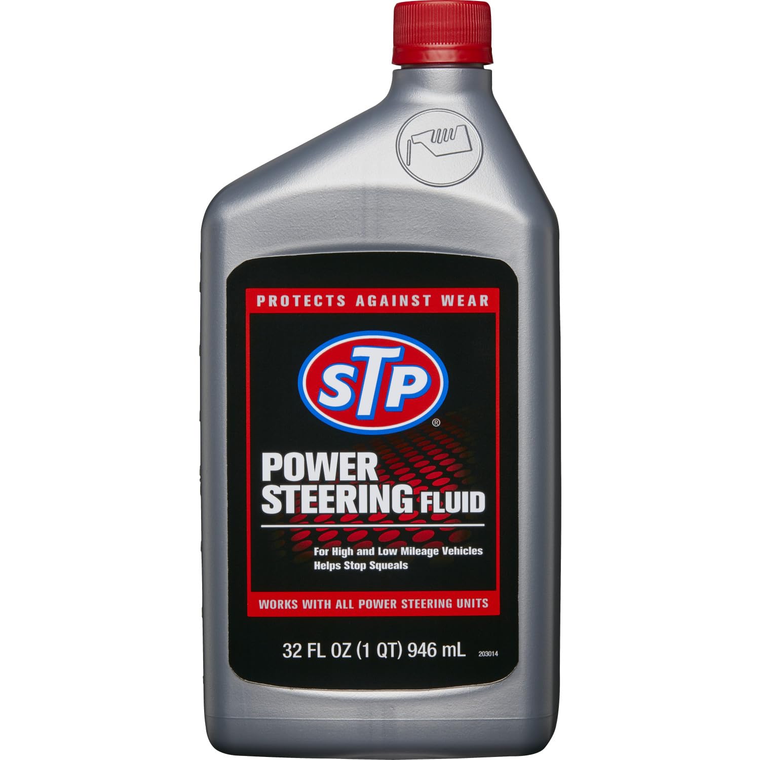 Stp Power Steering Fluid, Steering Wheel Cleaner Protects Against Wear And Pump Breakdown In Cars And Trucks, 32 Oz, Stp