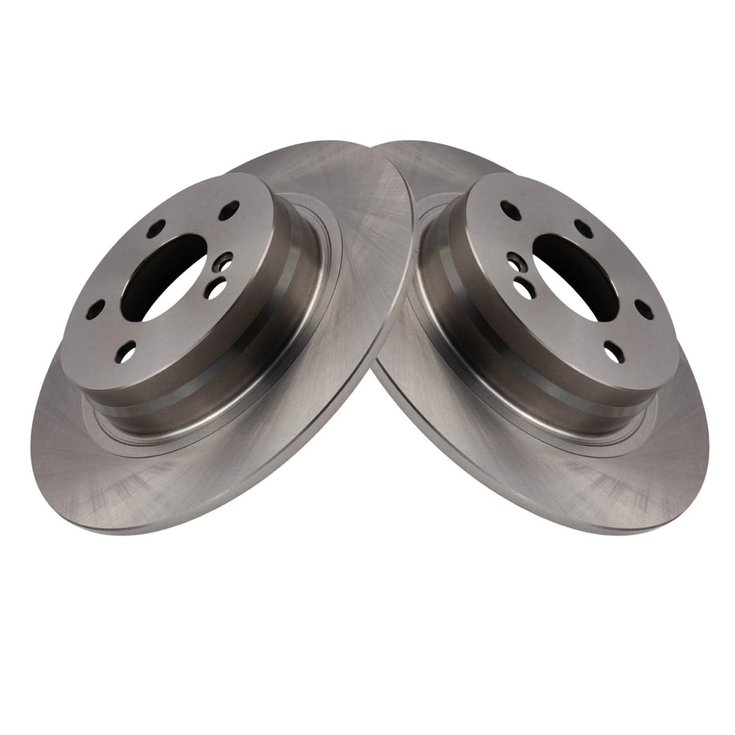 Trq Rear Brake Rotors Set Compatible With 2012-2015 Mercedes-Benz C250 2008-2012 C300