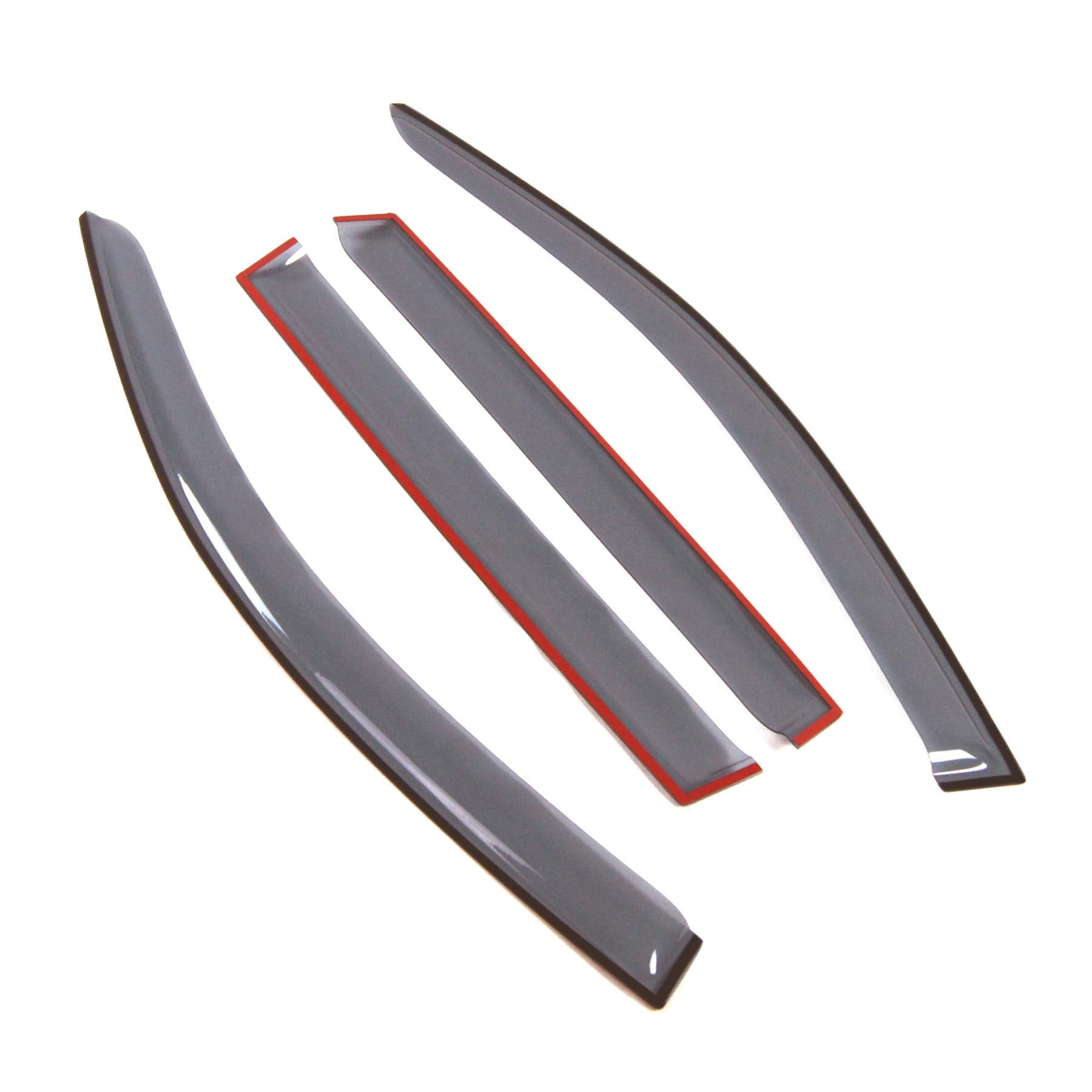Car Window Rain Guard | Outside Mount Visors Auto Side Window Deflectors | Windows Visor Rain Shields Compatible With 2004-2007