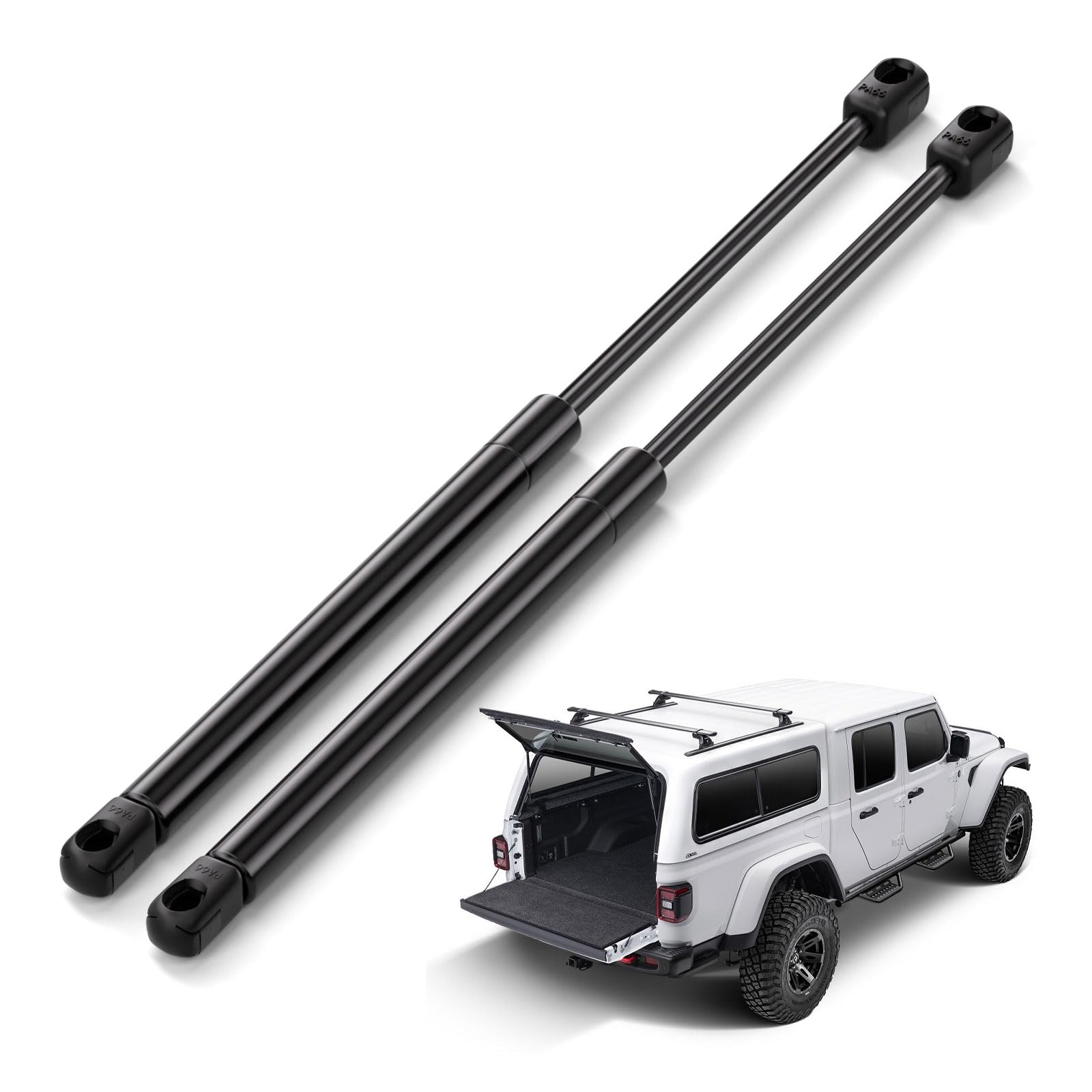 Arana Rear Window Struts For Jeep Wrangler 2011-2017, Back Glass Shocks Lift Support, Fits Jeep Wrangler Jk 2018 With Factory To