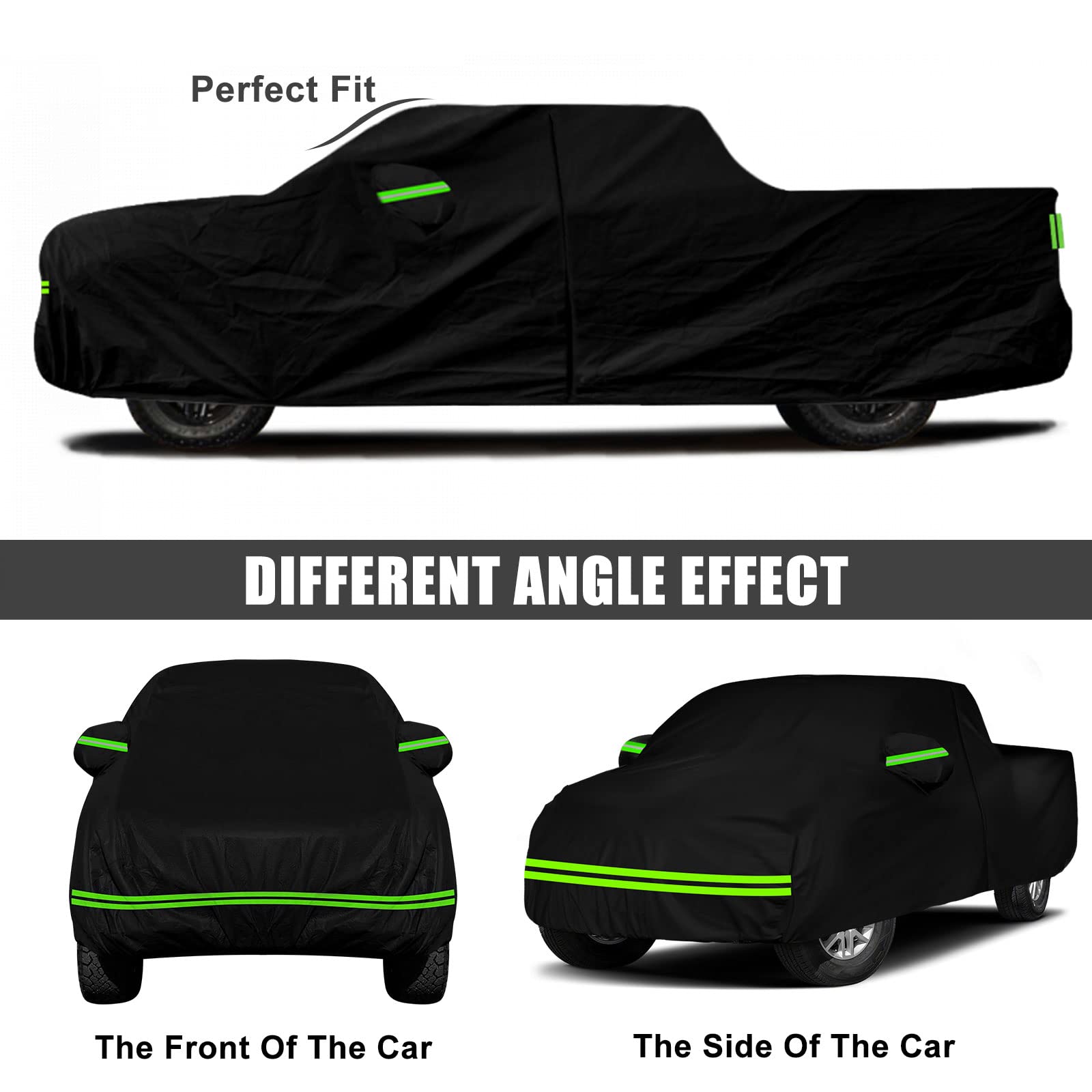 Waterproof Car Cover Compatible with Chevrolet Colorado/GMC Canyon Crew Cab 5.1ft/Extended Cab 6.1ft Bed 2015-2025, 420D All Wea