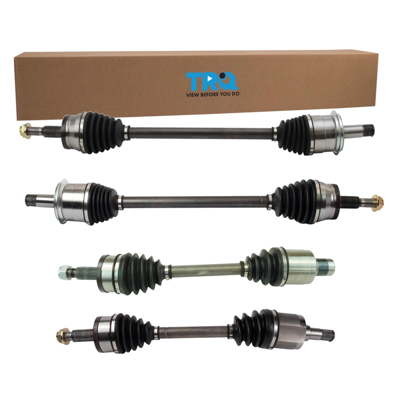 TRQ CV Axle Shaft Assembly Set Compatible with 2005-2008 Chrysler 300 2007-2008 Dodge Charger Magnum